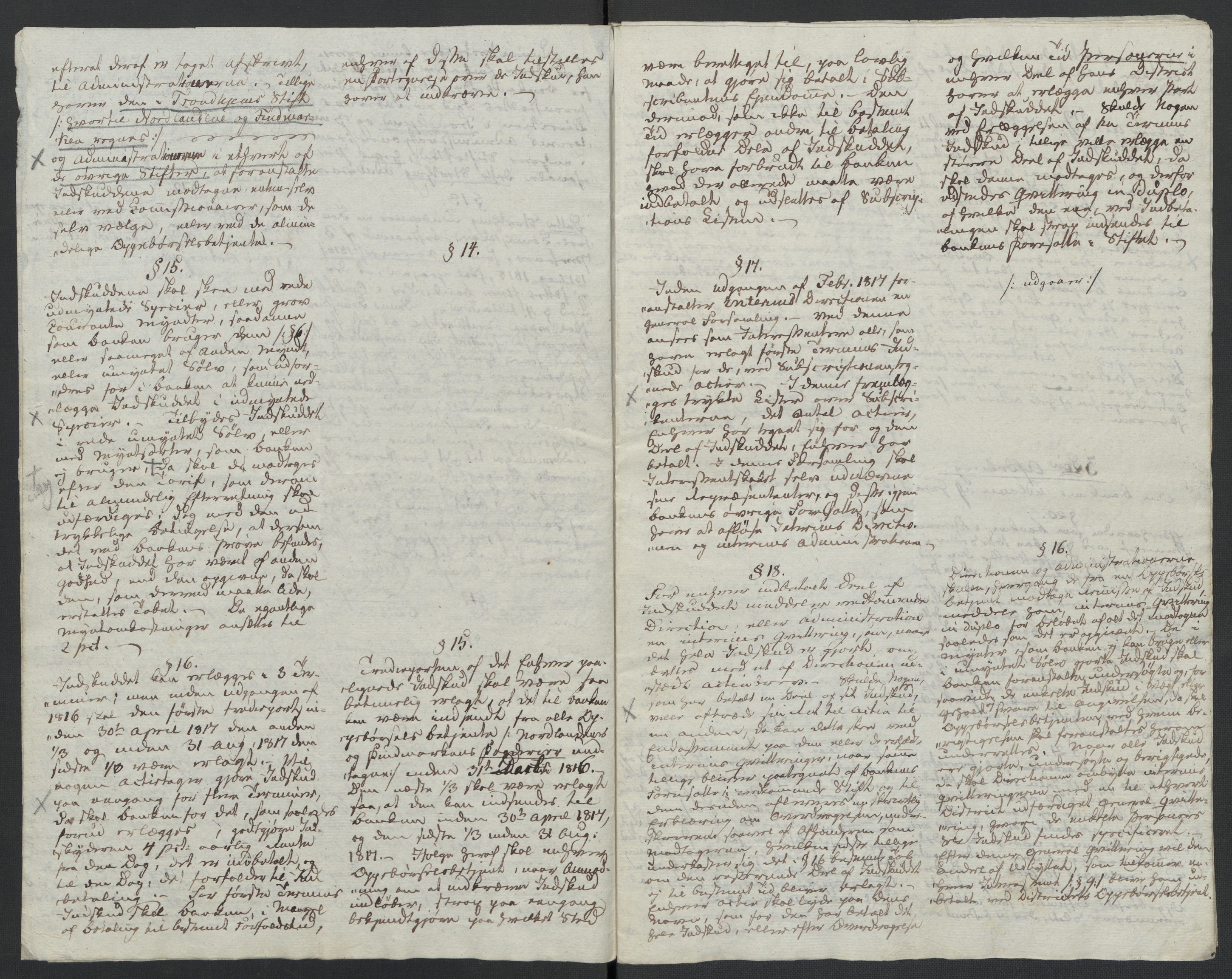 Christie, Wilhelm Frimann Koren, AV/RA-PA-0014/F/L0005: Christies dokumenter fra Stortinget, 1815-1816, s. 506