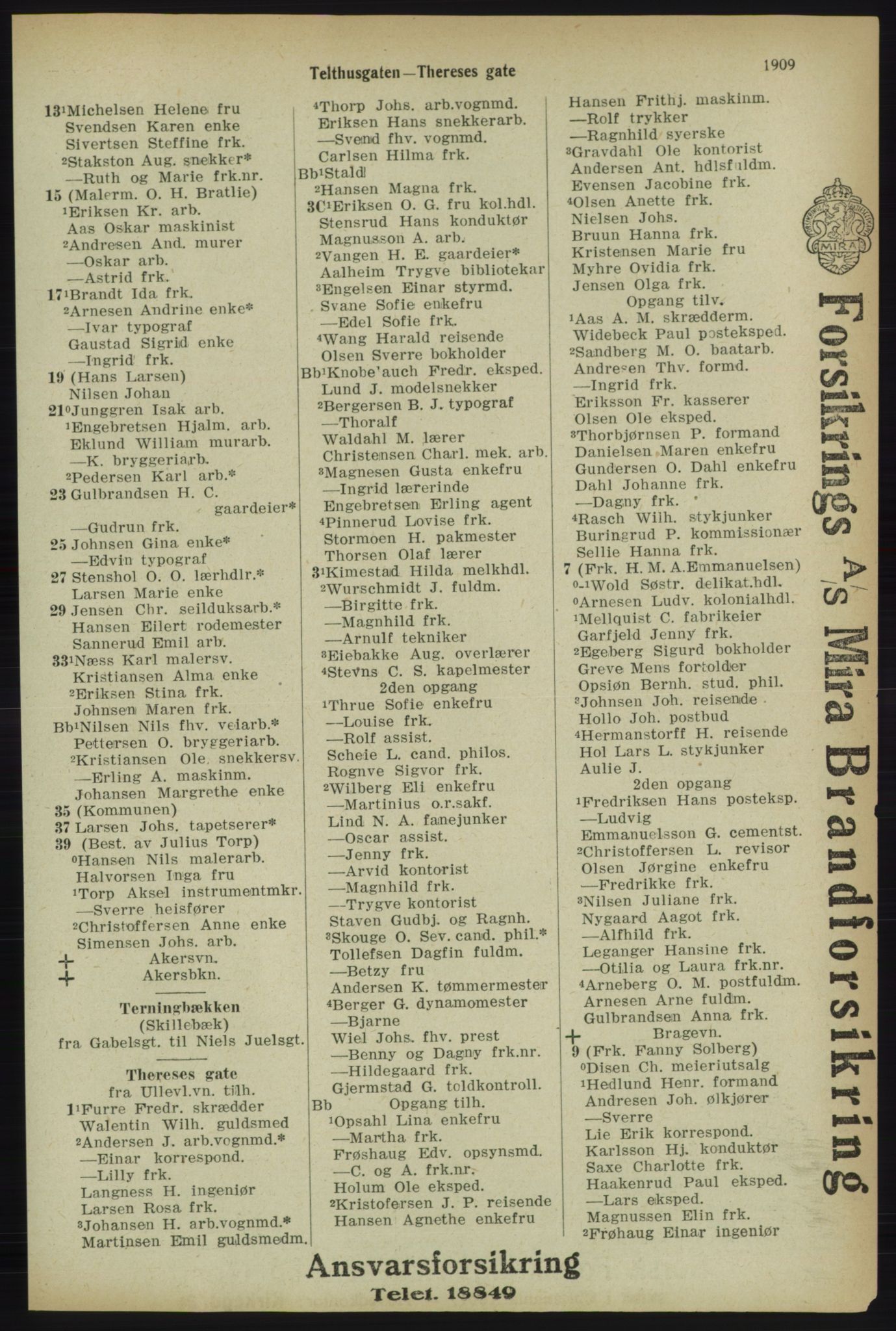 Kristiania/Oslo adressebok, PUBL/-, 1918, s. 2062