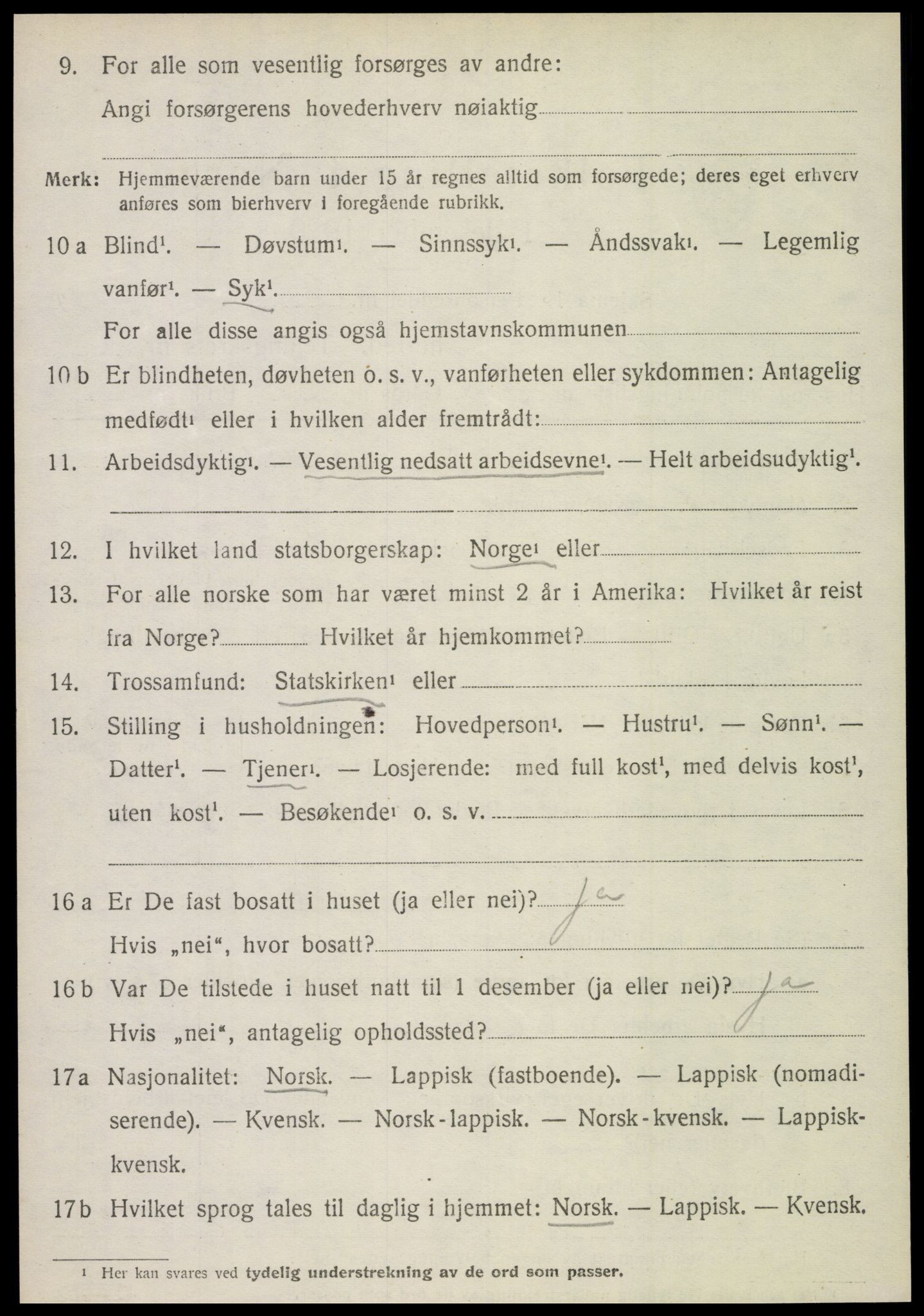 SAT, Folketelling 1920 for 1752 Kolvereid herred, 1920, s. 1524
