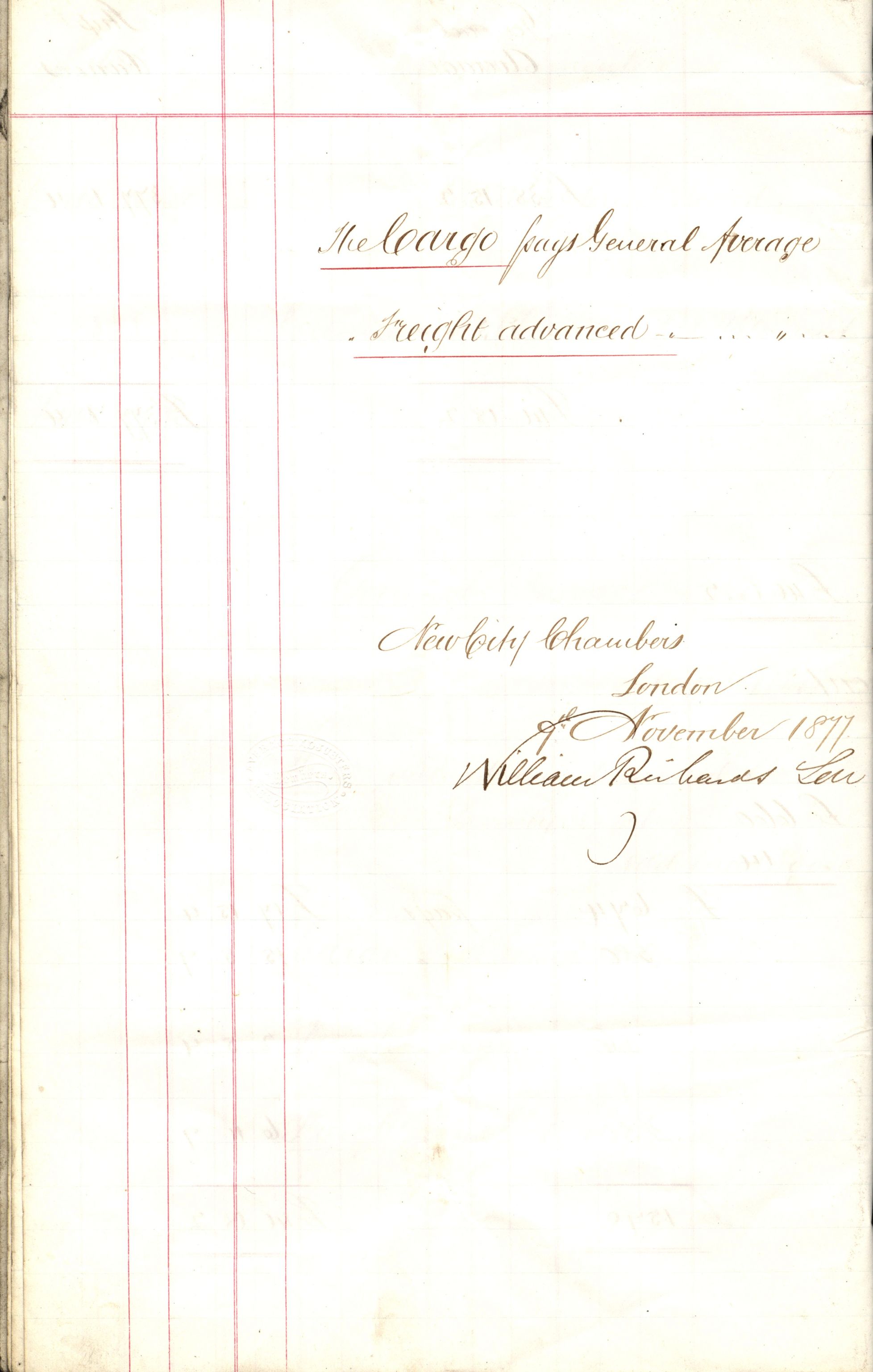 Pa 63 - Østlandske skibsassuranceforening, VEMU/A-1079/G/Ga/L0028/0001: Havaridokumenter / Kaleb, Cuba, Agra, Bertha, Olaf, 1892, s. 51