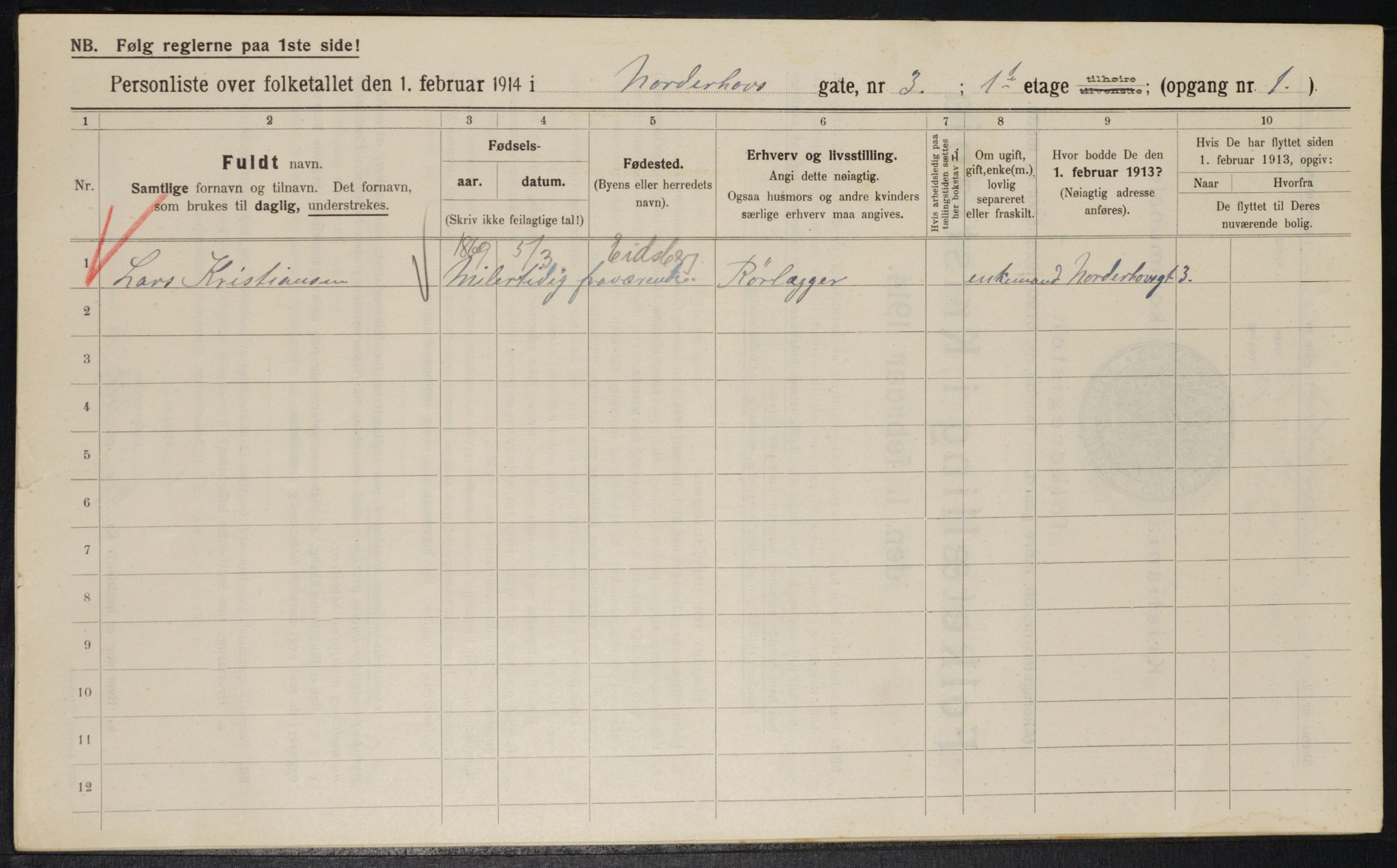 OBA, Kommunal folketelling 1.2.1914 for Kristiania, 1914, s. 72432