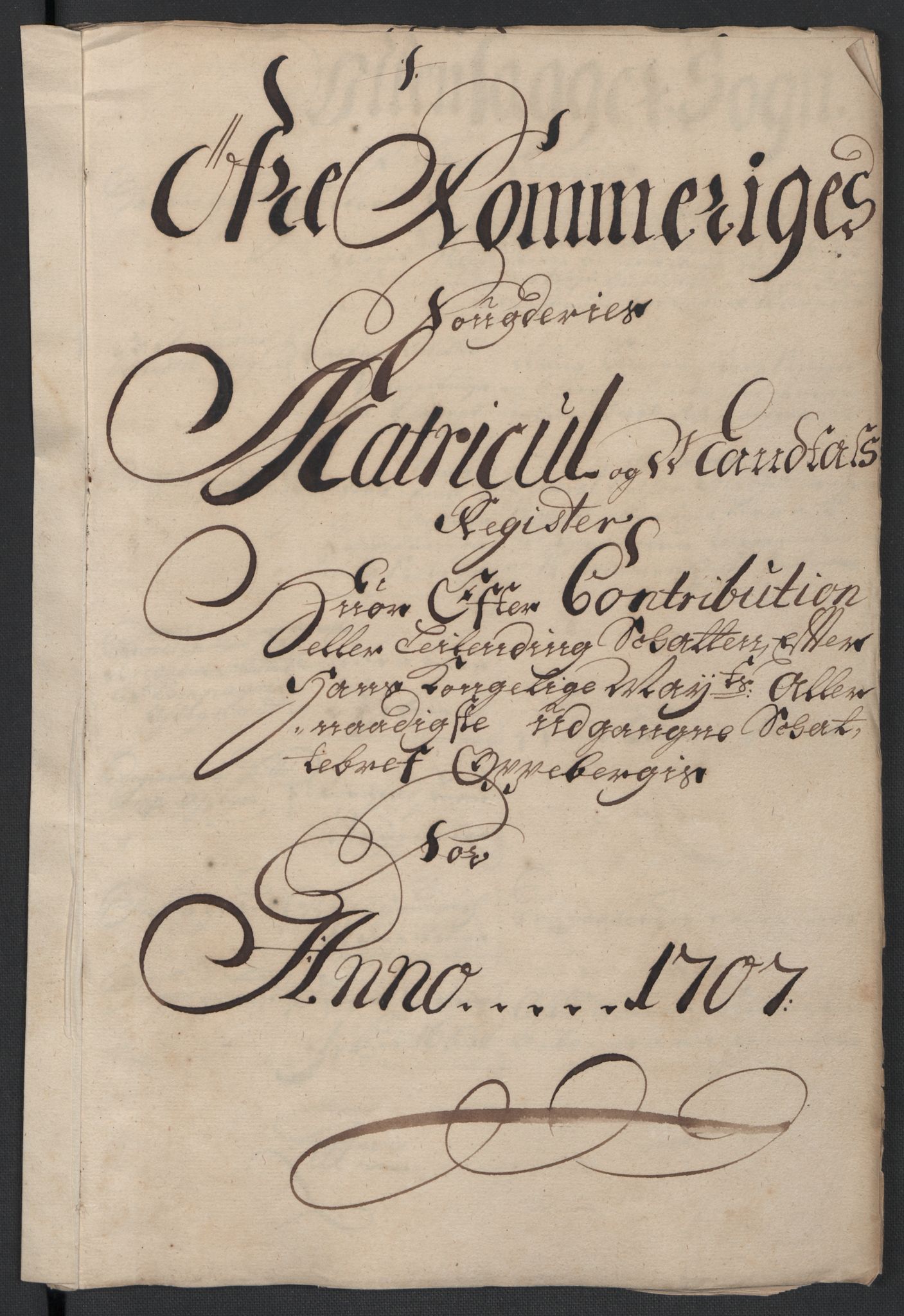 Rentekammeret inntil 1814, Reviderte regnskaper, Fogderegnskap, RA/EA-4092/R12/L0718: Fogderegnskap Øvre Romerike, 1706-1707, s. 293