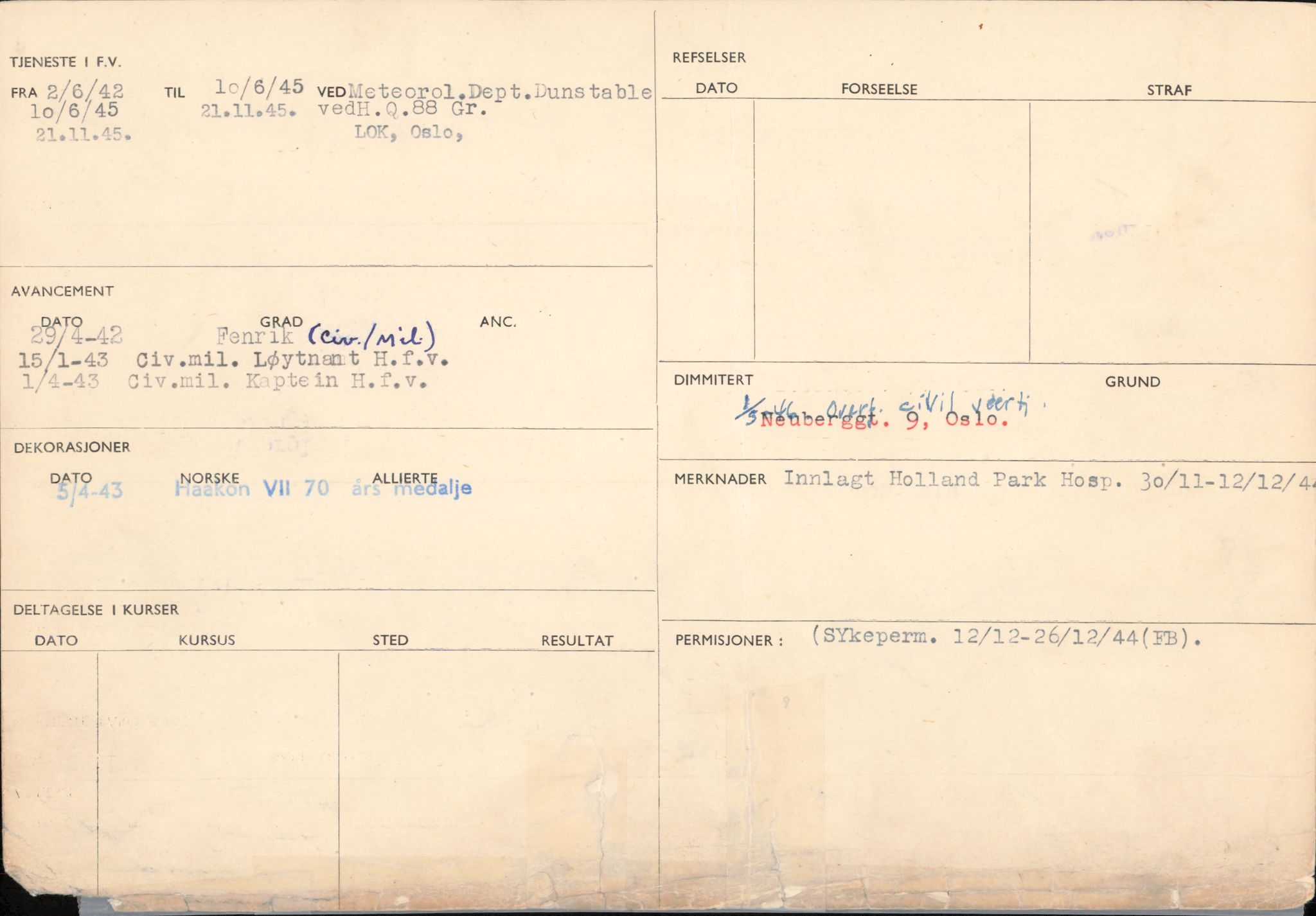 Forsvaret, Forsvarets overkommando/Luftforsvarsstaben, AV/RA-RAFA-4079/P/Pa/L0029: Personellpapirer, 1912, s. 287