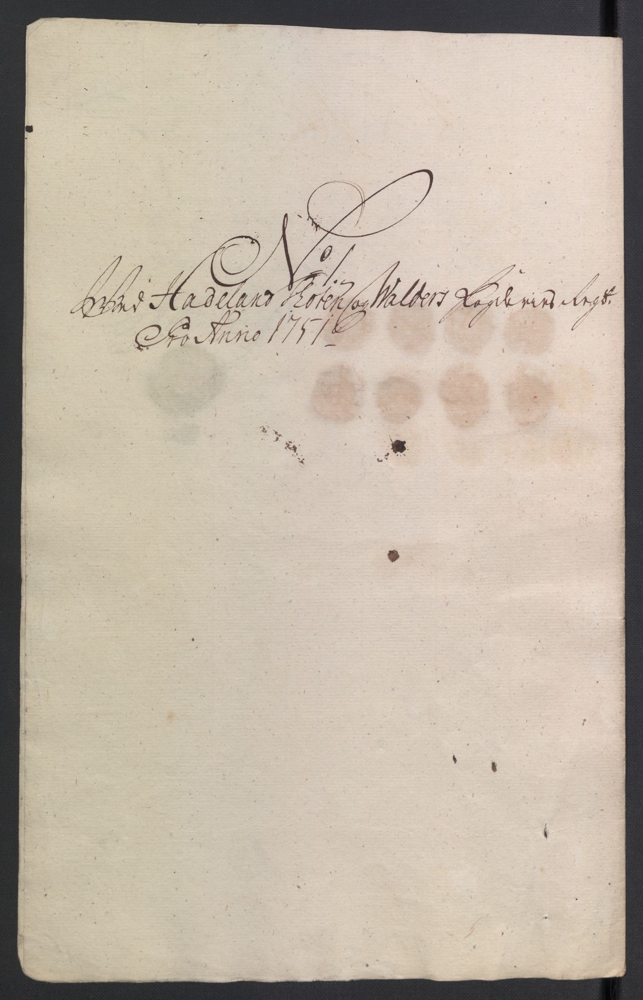 Rentekammeret inntil 1814, Reviderte regnskaper, Fogderegnskap, RA/EA-4092/R18/L1348: Fogderegnskap Hadeland, Toten og Valdres, 1750-1751, s. 376