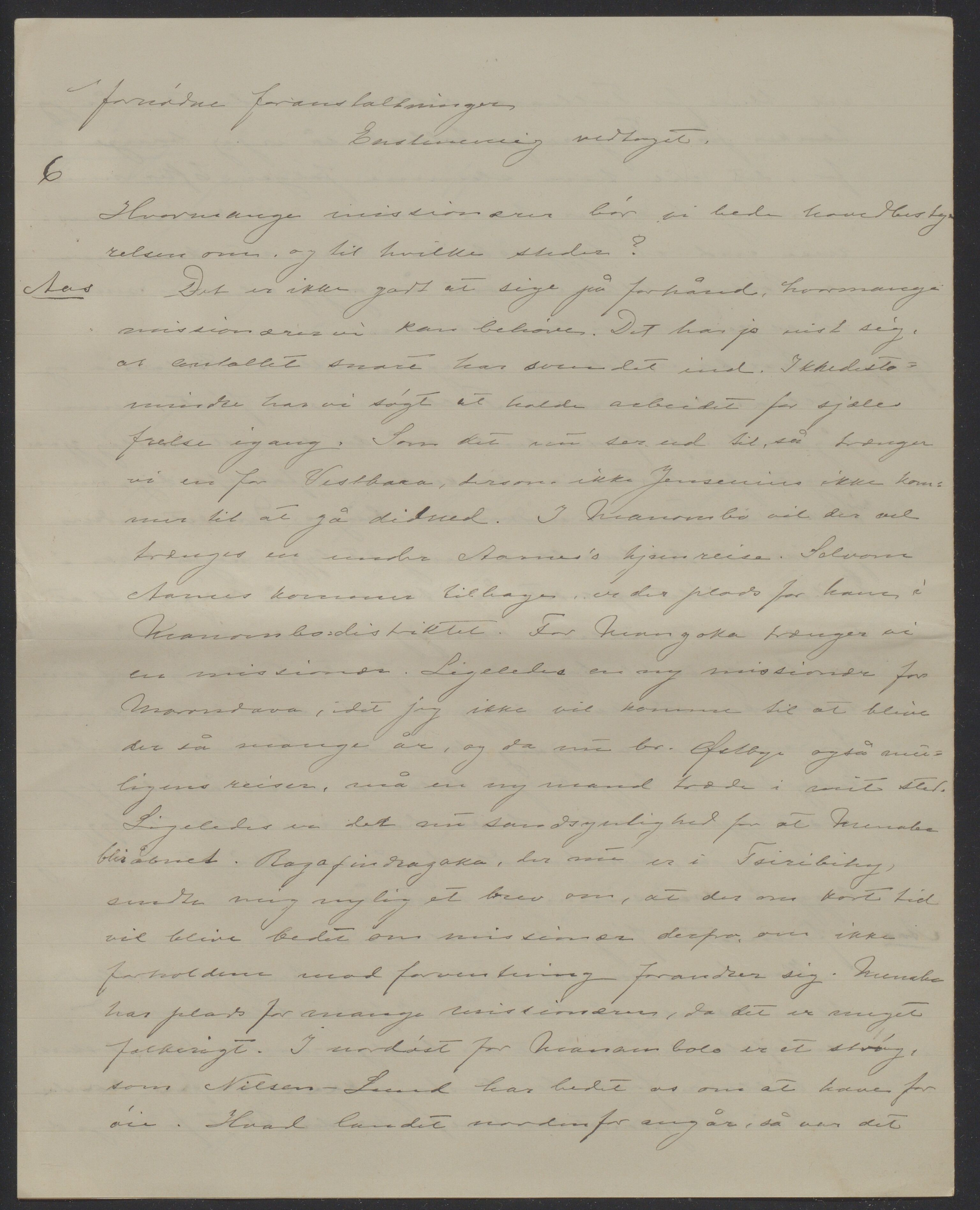 Det Norske Misjonsselskap - hovedadministrasjonen, VID/MA-A-1045/D/Da/Daa/L0041/0001: Konferansereferat og årsberetninger / Konferansereferat fra Vest-Madagaskar., 1896