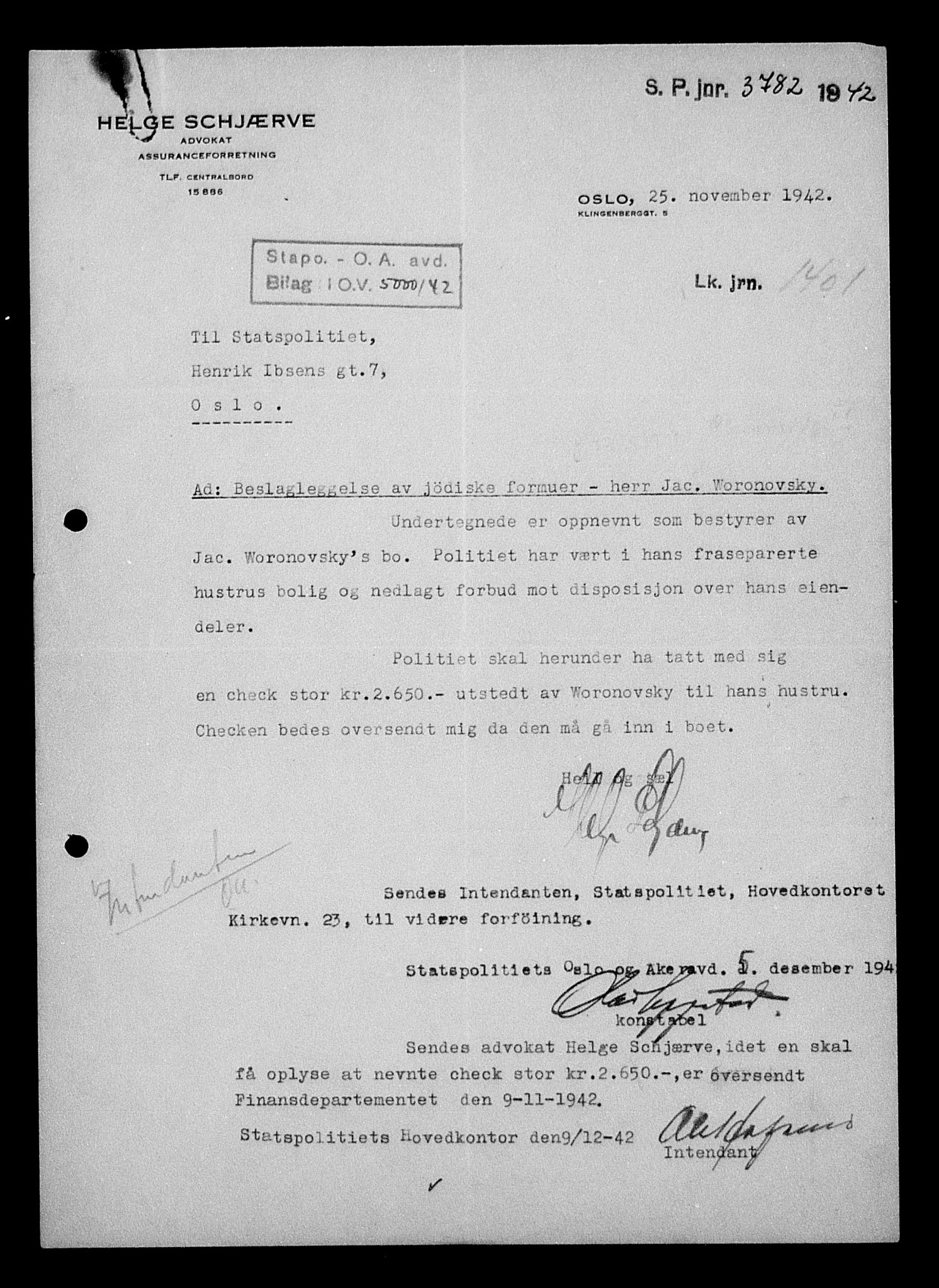 Justisdepartementet, Tilbakeføringskontoret for inndratte formuer, AV/RA-S-1564/H/Hc/Hcc/L0987: --, 1945-1947, s. 213