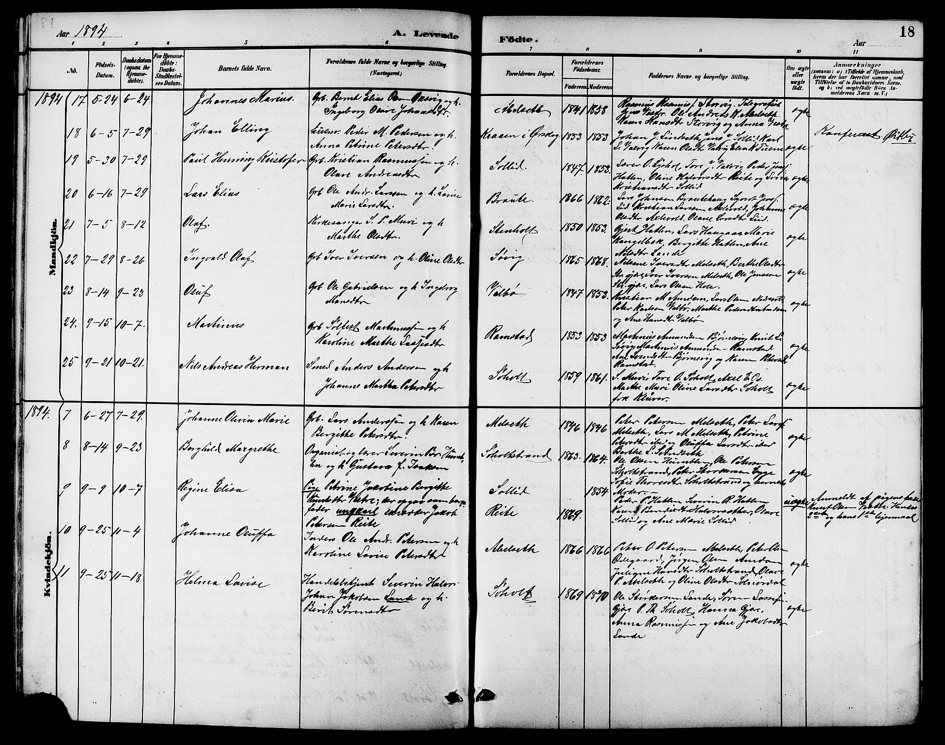 Ministerialprotokoller, klokkerbøker og fødselsregistre - Møre og Romsdal, AV/SAT-A-1454/522/L0327: Klokkerbok nr. 522C06, 1890-1915, s. 18