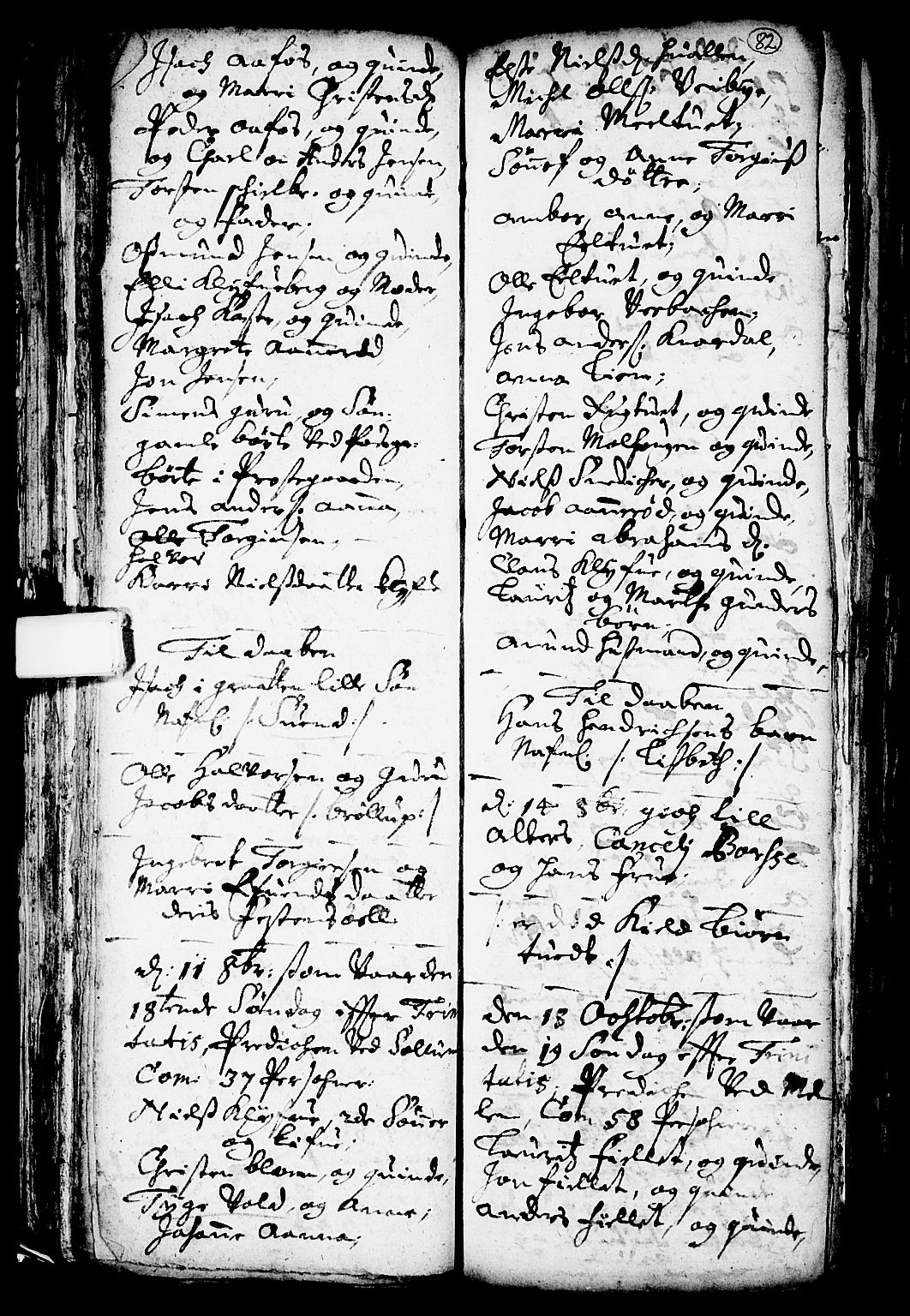 Solum kirkebøker, AV/SAKO-A-306/F/Fa/L0001: Ministerialbok nr. I 1, 1701-1716, s. 82