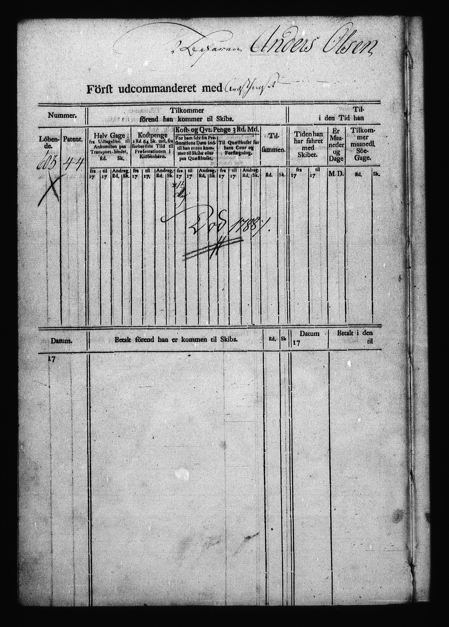 Sjøetaten, AV/RA-EA-3110/F/L0004: Akershus stift, bind 4, 1789