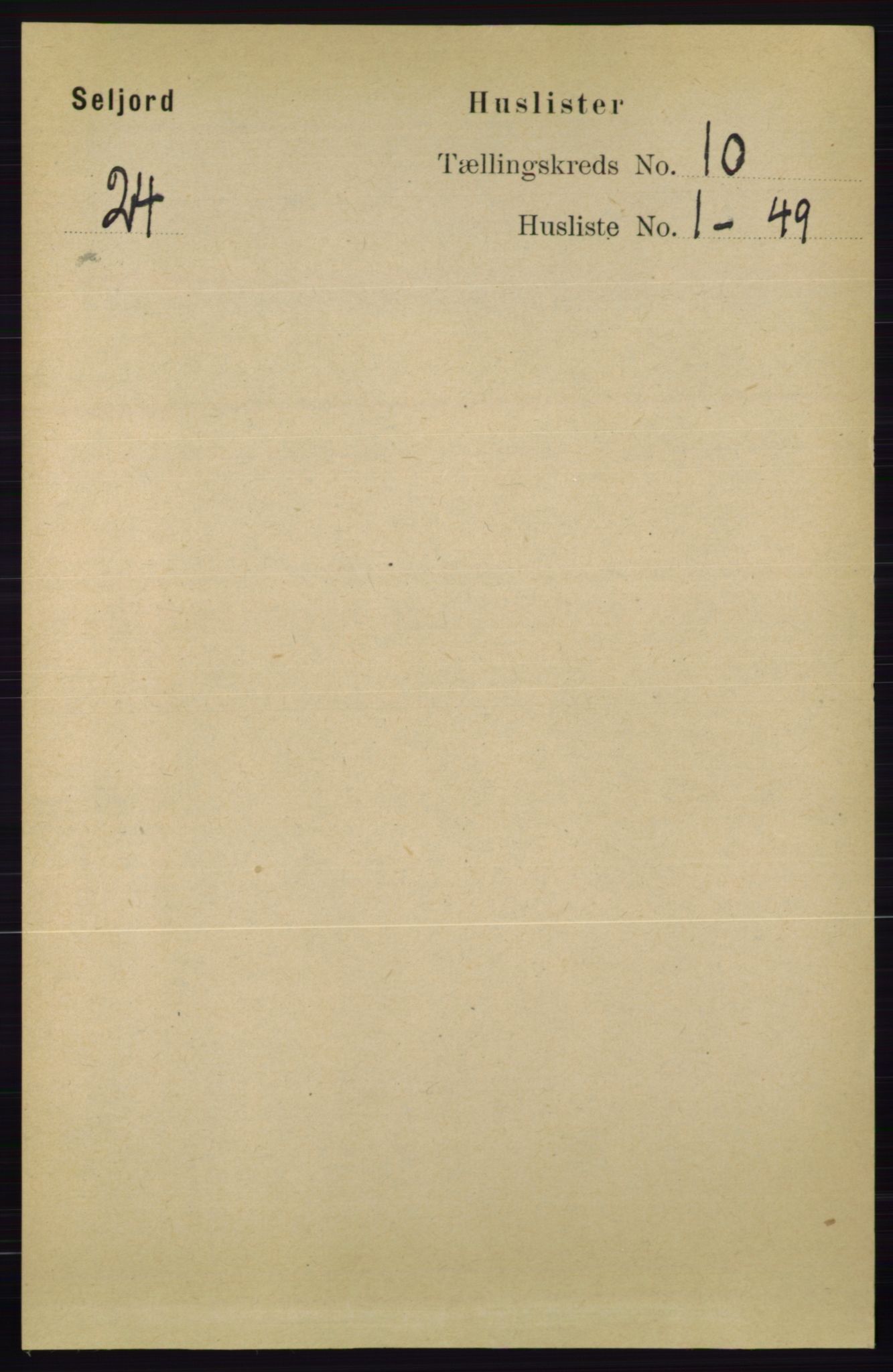 RA, Folketelling 1891 for 0828 Seljord herred, 1891, s. 3403