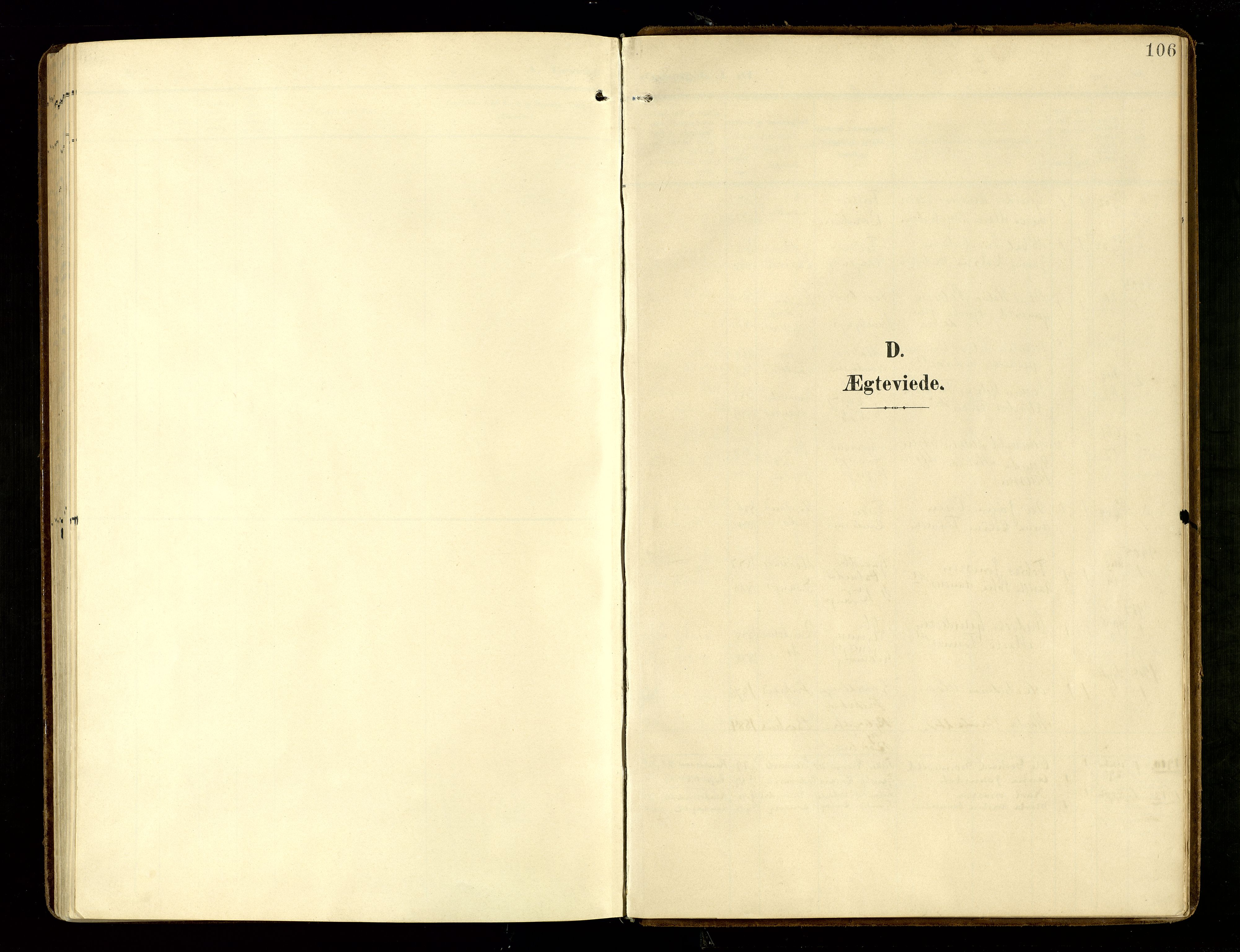 Oddernes sokneprestkontor, AV/SAK-1111-0033/F/Fa/Fab/L0003: Ministerialbok nr. A 3, 1903-1916, s. 106