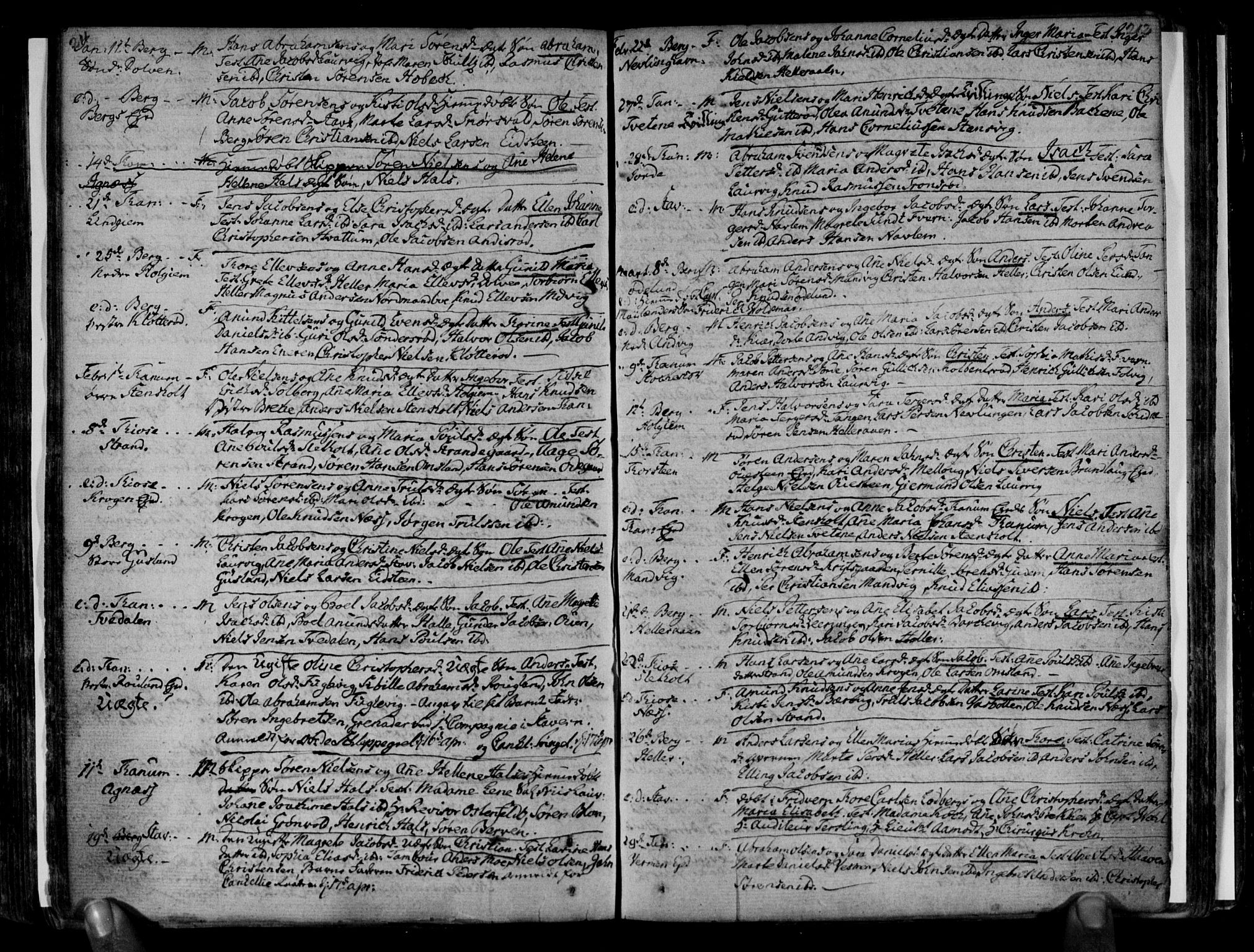 Brunlanes kirkebøker, SAKO/A-342/F/Fa/L0001: Ministerialbok nr. I 1, 1766-1801, s. 211-212