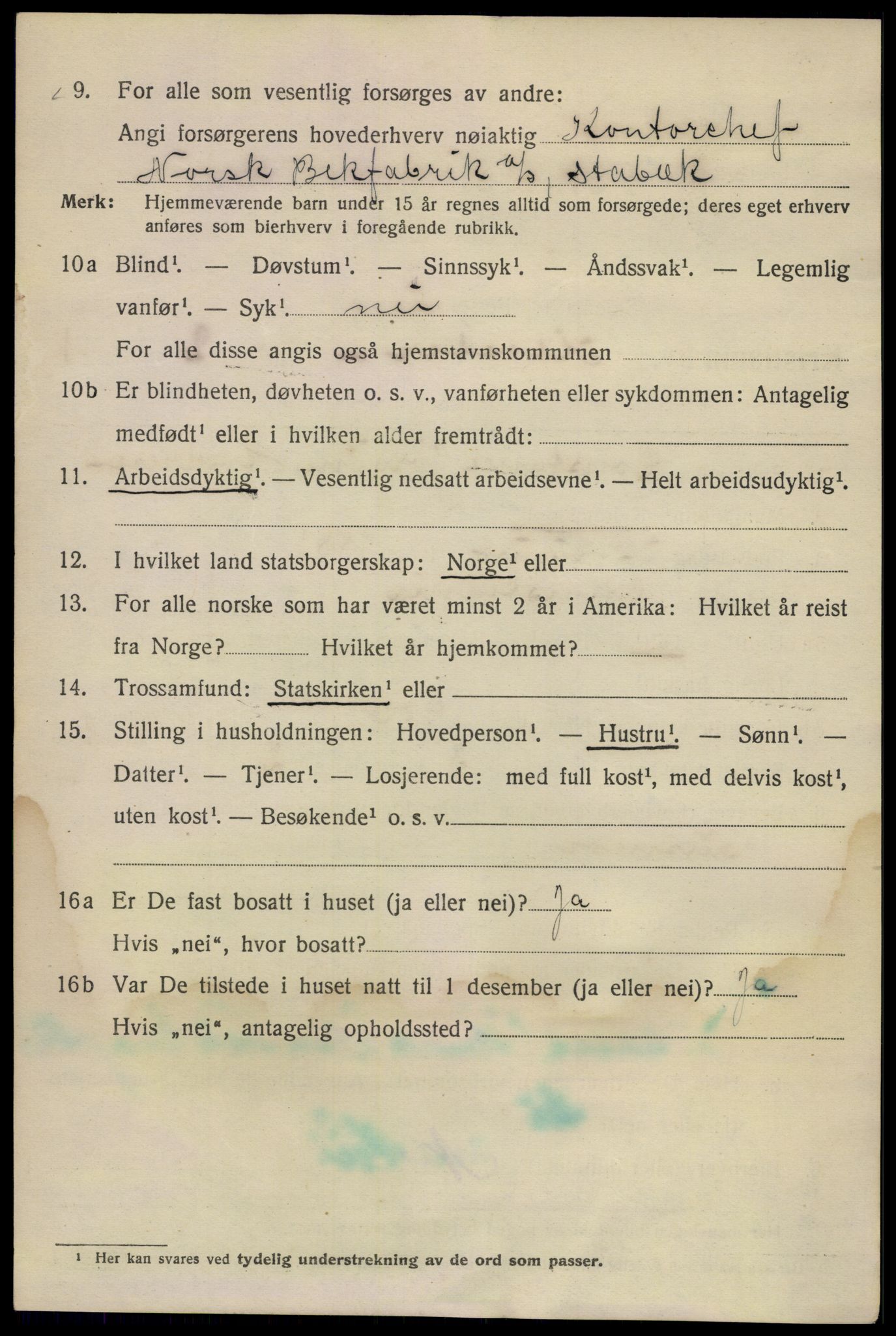 SAO, Folketelling 1920 for 0301 Kristiania kjøpstad, 1920, s. 344970