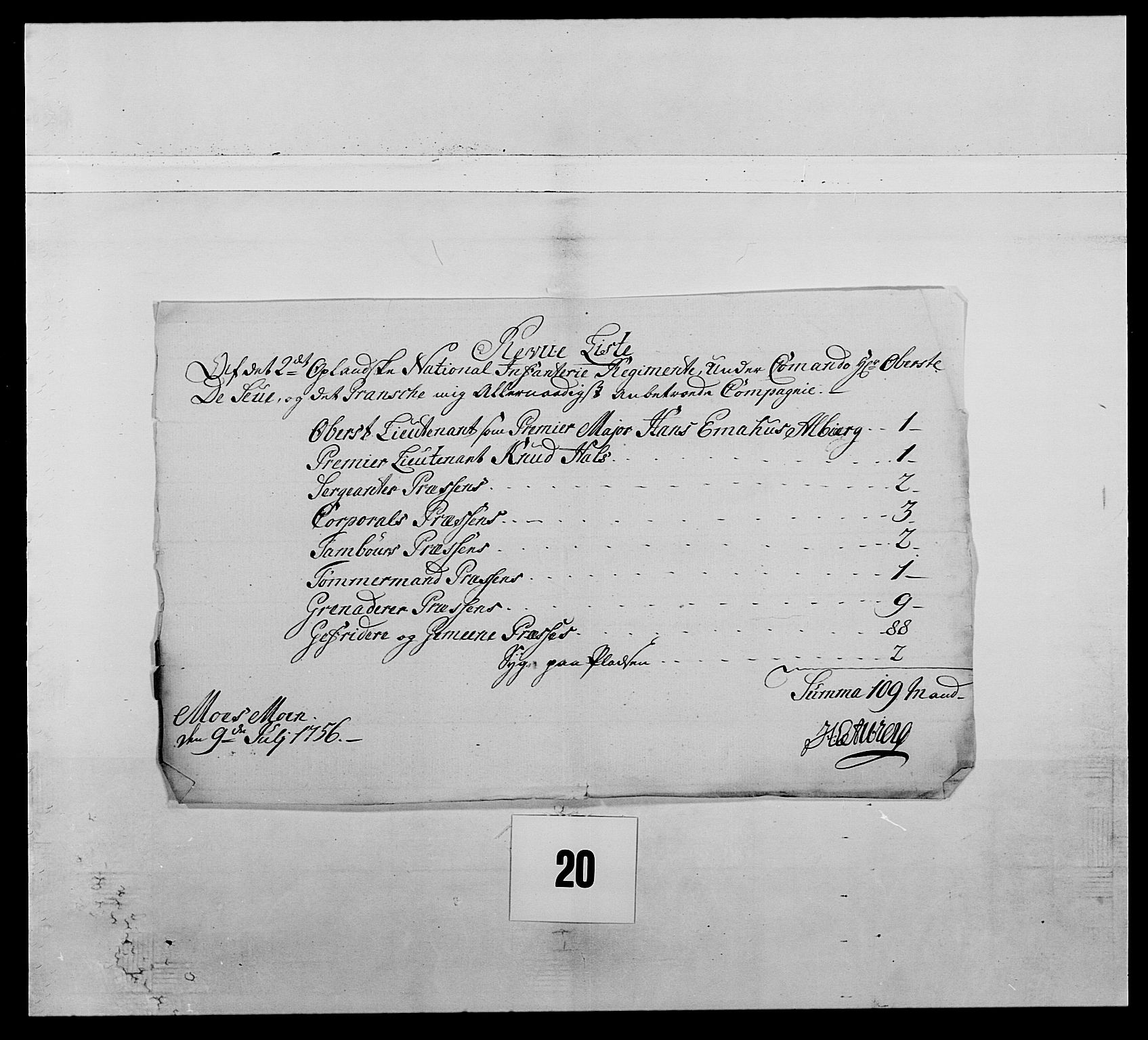 Kommanderende general (KG I) med Det norske krigsdirektorium, AV/RA-EA-5419/E/Ea/L0506: 2. Opplandske regiment, 1756-1765, s. 190