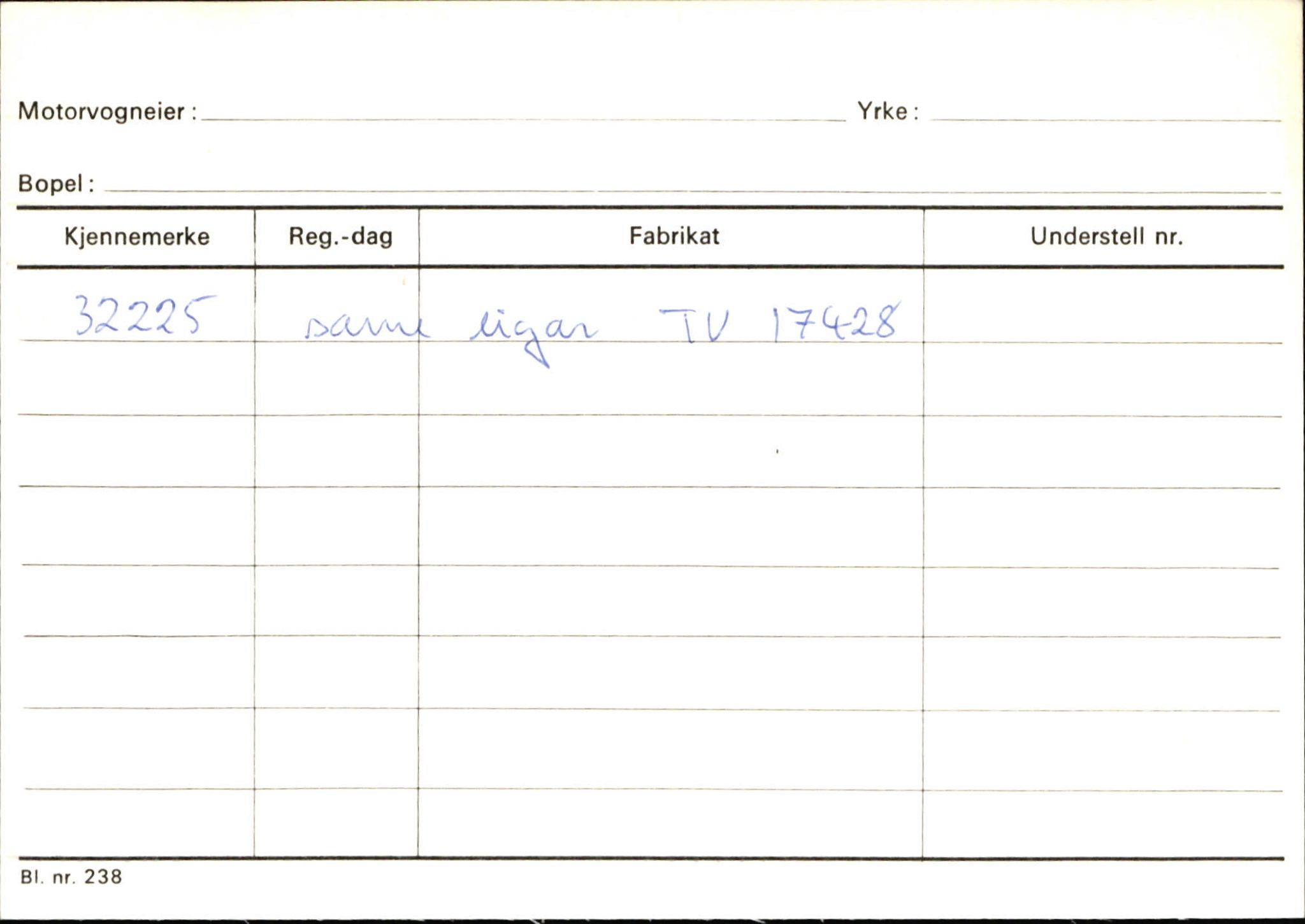 Statens vegvesen, Sogn og Fjordane vegkontor, SAB/A-5301/4/F/L0144: Registerkort Vågsøy A-R, 1945-1975, s. 1182