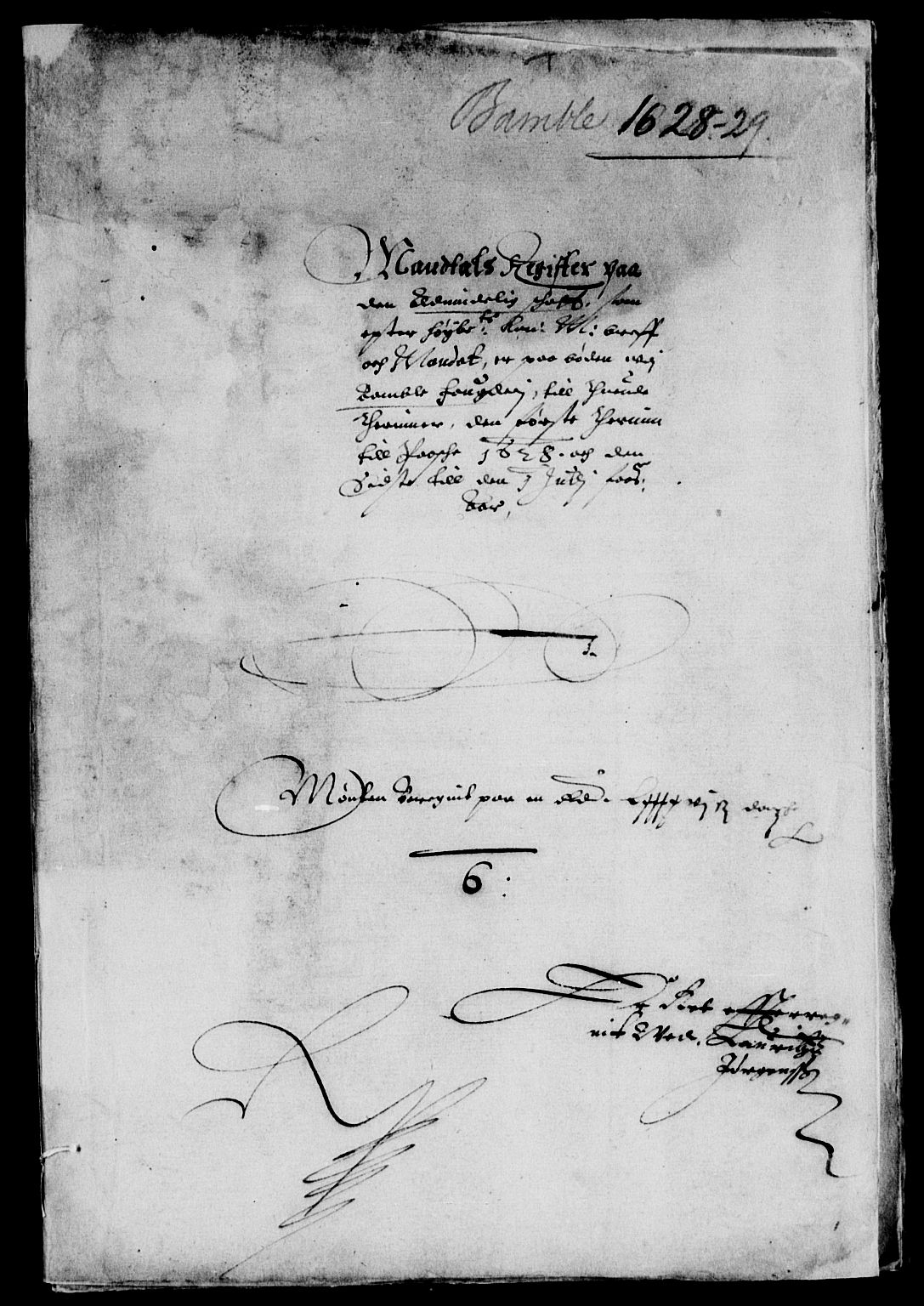 Rentekammeret inntil 1814, Reviderte regnskaper, Lensregnskaper, AV/RA-EA-5023/R/Rb/Rbp/L0013: Bratsberg len, 1628-1630