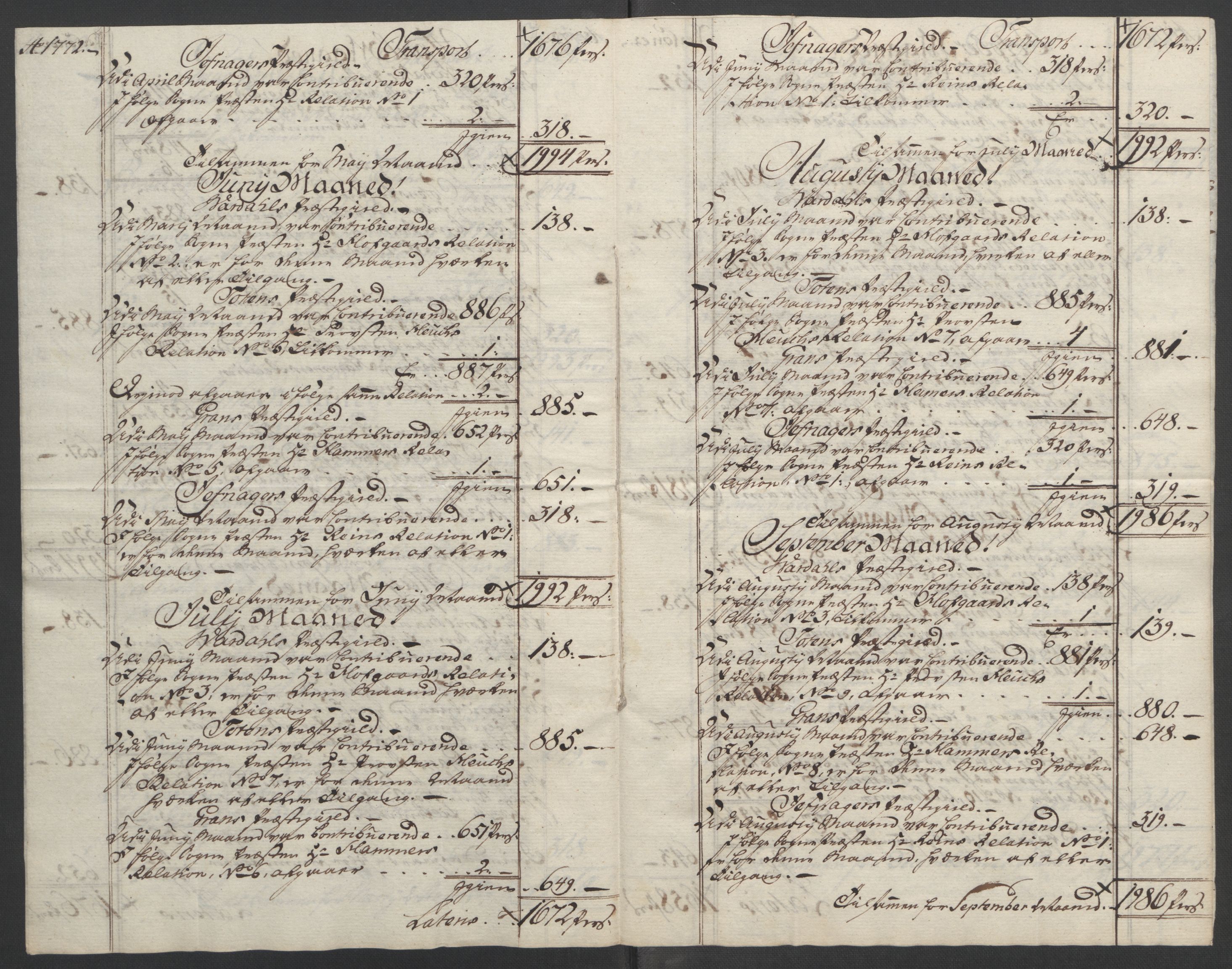 Rentekammeret inntil 1814, Reviderte regnskaper, Fogderegnskap, RA/EA-4092/R19/L1399: Fogderegnskap Toten, Hadeland og Vardal, 1762-1783, s. 247