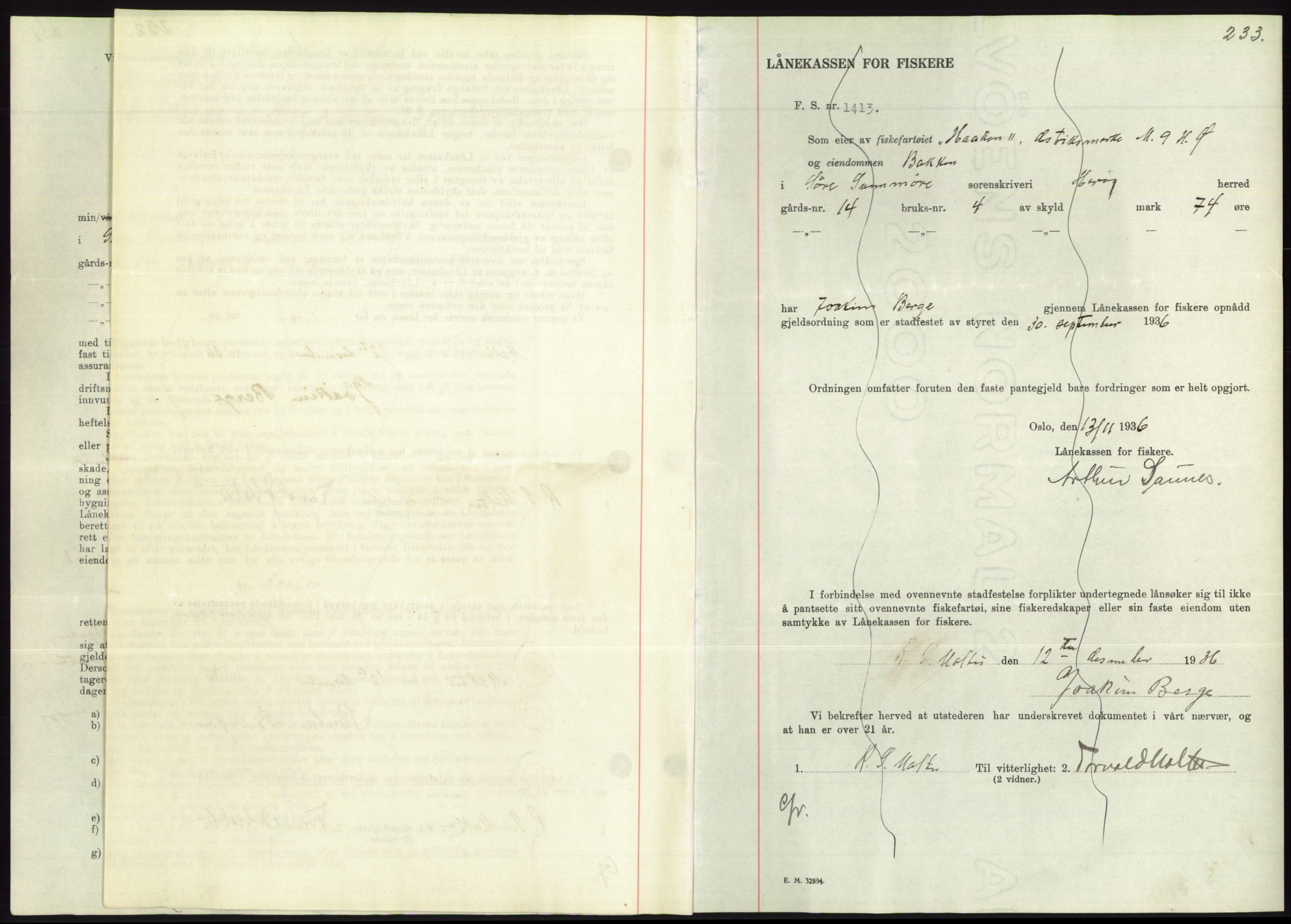 Søre Sunnmøre sorenskriveri, AV/SAT-A-4122/1/2/2C/L0062: Pantebok nr. 56, 1936-1937, Dagboknr: 81/1937