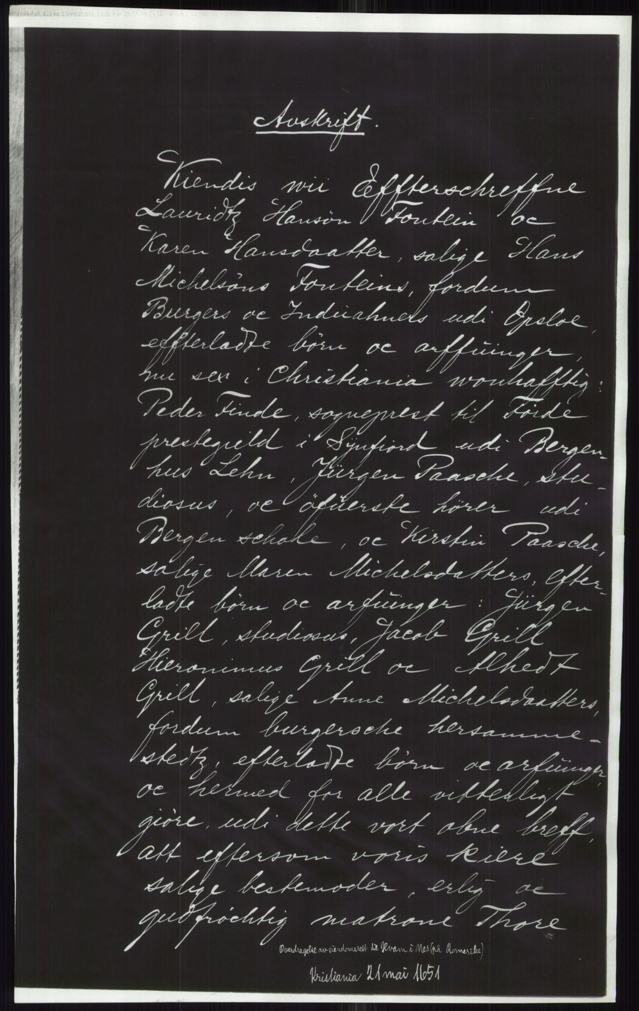 Samlinger til kildeutgivelse, Diplomavskriftsamlingen, AV/RA-EA-4053/H/Ha, s. 2105