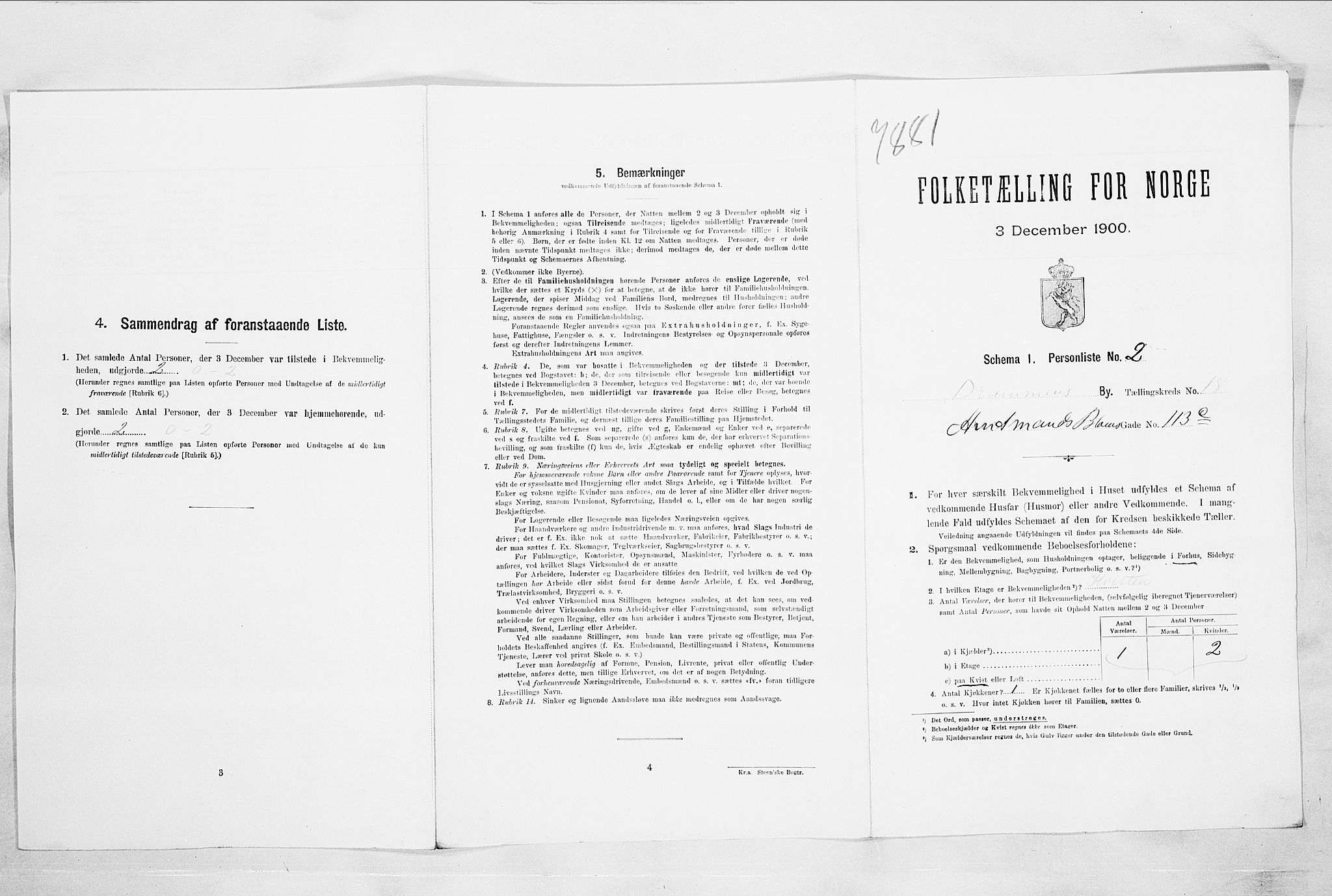 RA, Folketelling 1900 for 0602 Drammen kjøpstad, 1900, s. 3204