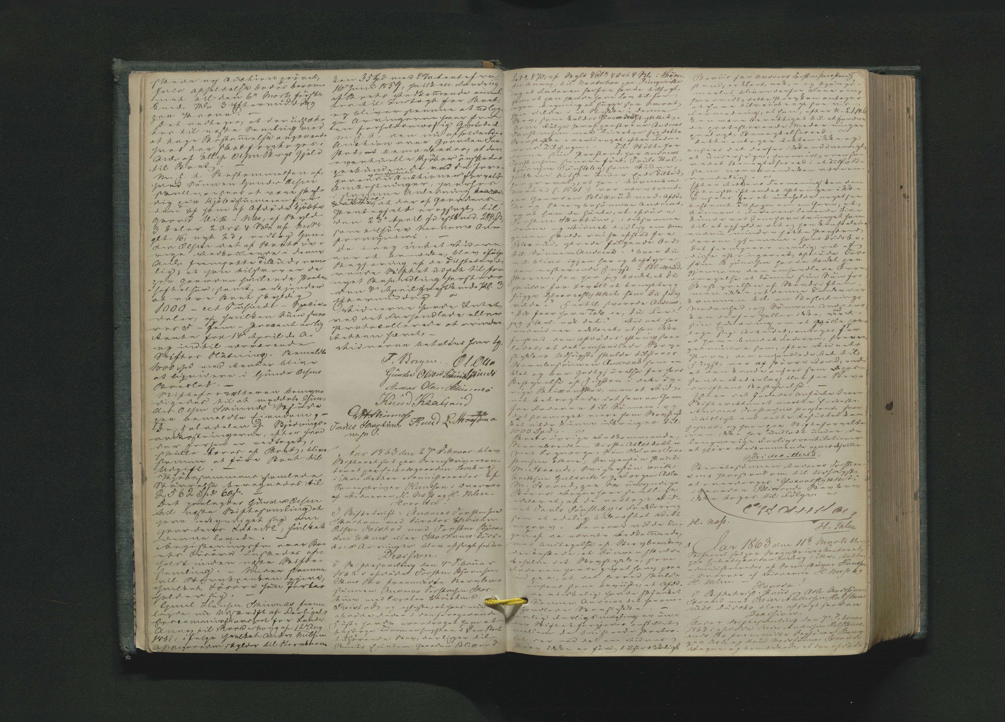 Eiker, Modum og Sigdal sorenskriveri, AV/SAKO-A-123/H/Hb/Hbb/Hbbd/L0003: Registrerings- og forhandlingsprotokoll, 1862-1883, s. 8