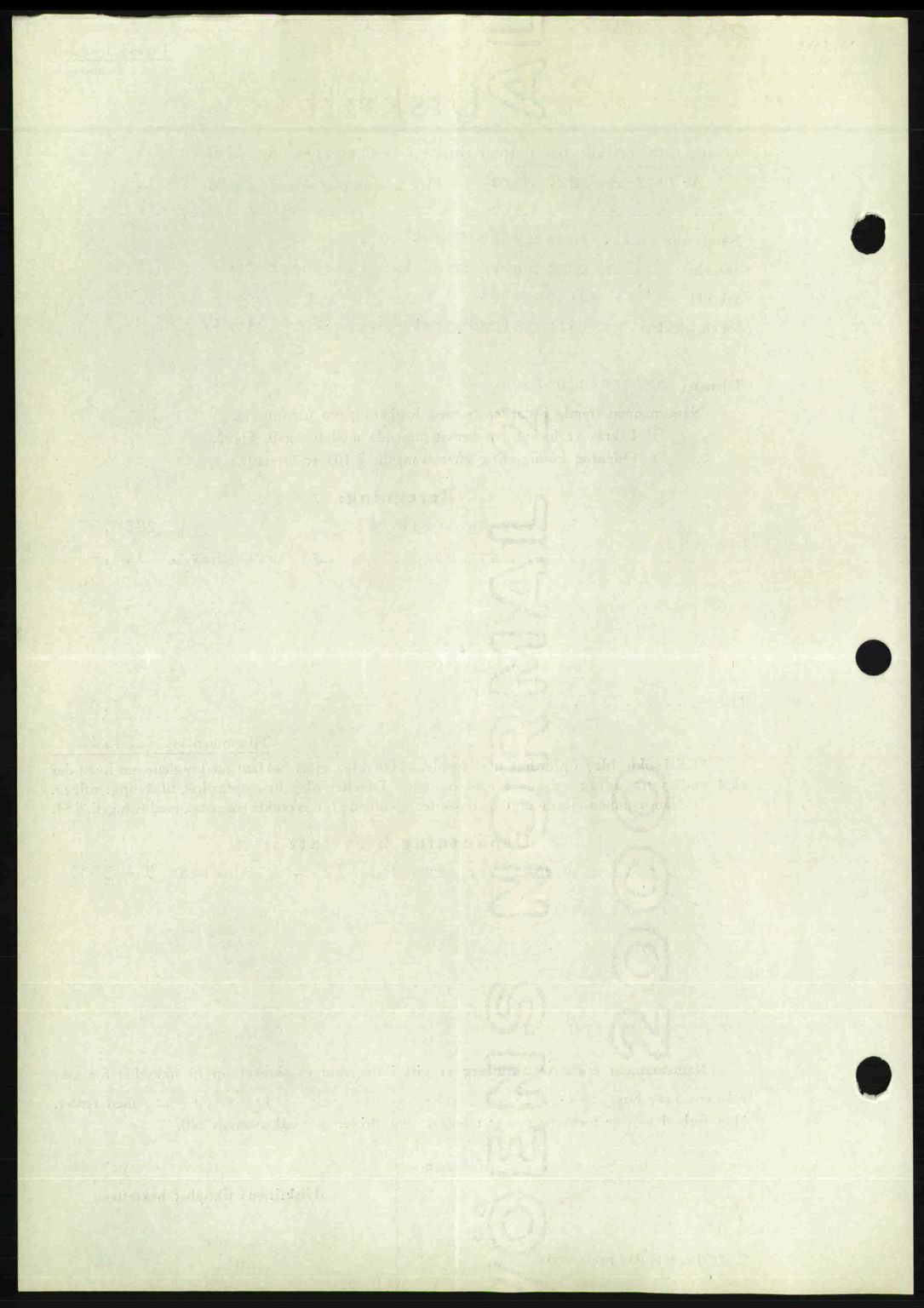 Gauldal sorenskriveri, SAT/A-0014/1/2/2C: Pantebok nr. A3, 1947-1947, Dagboknr: 313/1947