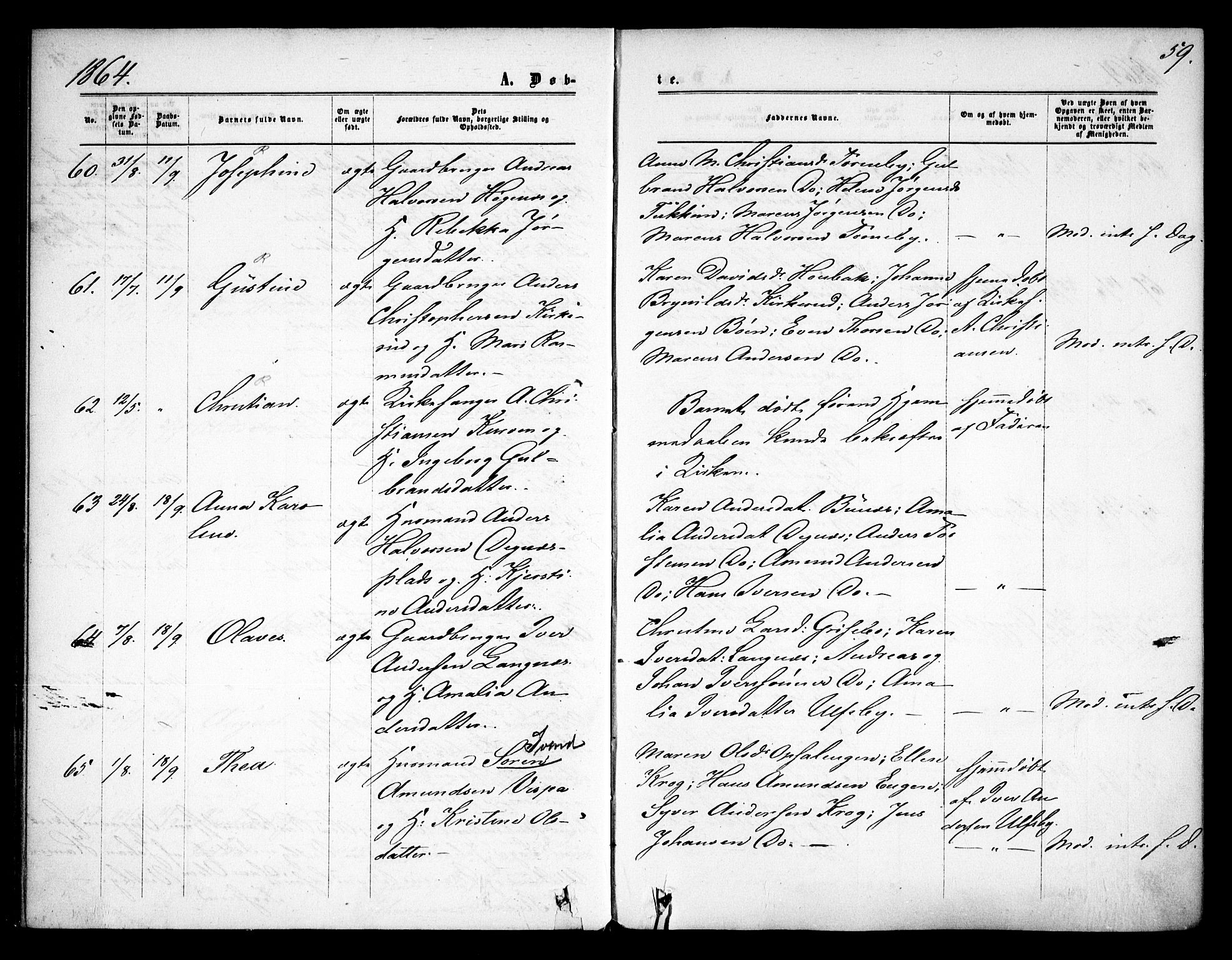 Rødenes prestekontor Kirkebøker, AV/SAO-A-2005/F/Fa/L0007: Ministerialbok nr. I 7, 1860-1869, s. 59