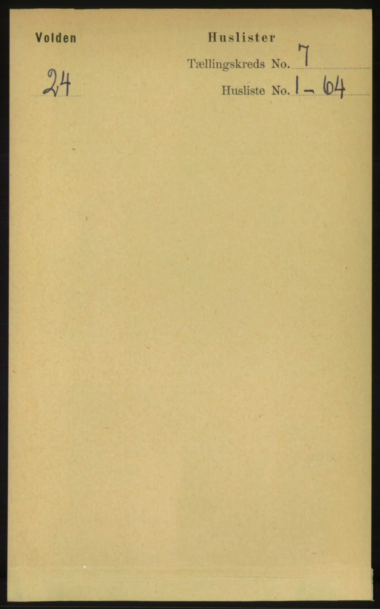 RA, Folketelling 1891 for 1519 Volda herred, 1891, s. 3283