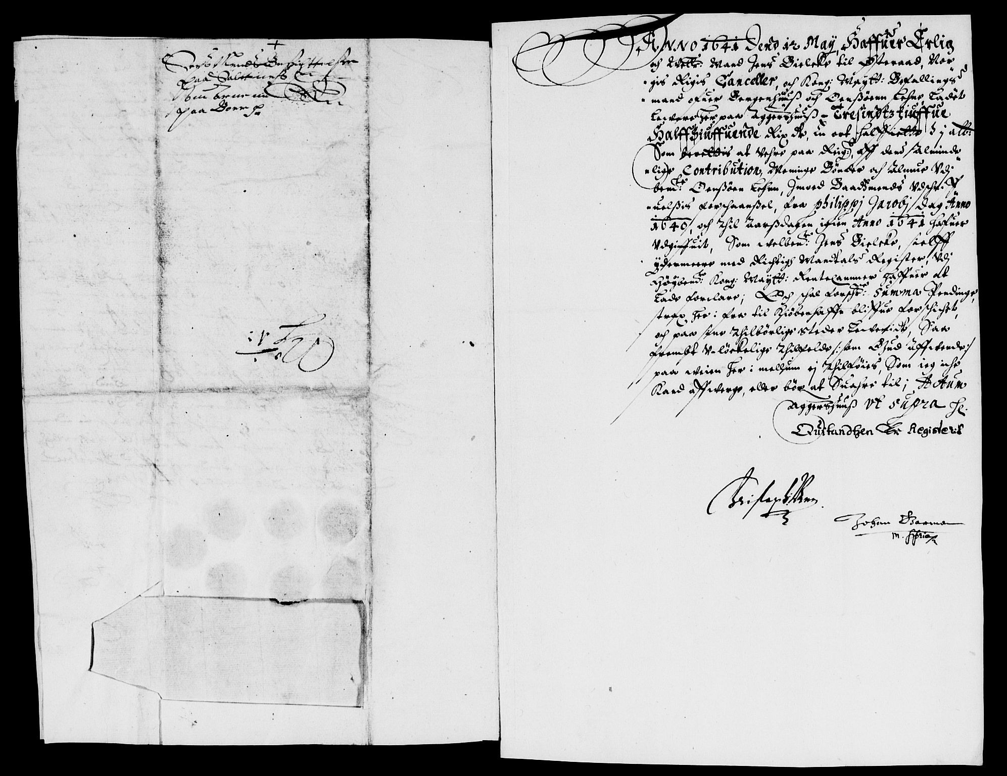 Rentekammeret inntil 1814, Reviderte regnskaper, Lensregnskaper, AV/RA-EA-5023/R/Rb/Rbe/L0002: Onsøy len, 1615-1650