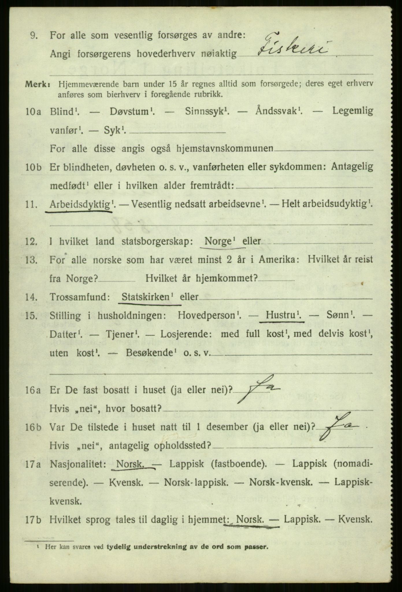 SATØ, Folketelling 1920 for 1934 Tromsøysund herred, 1920, s. 11731