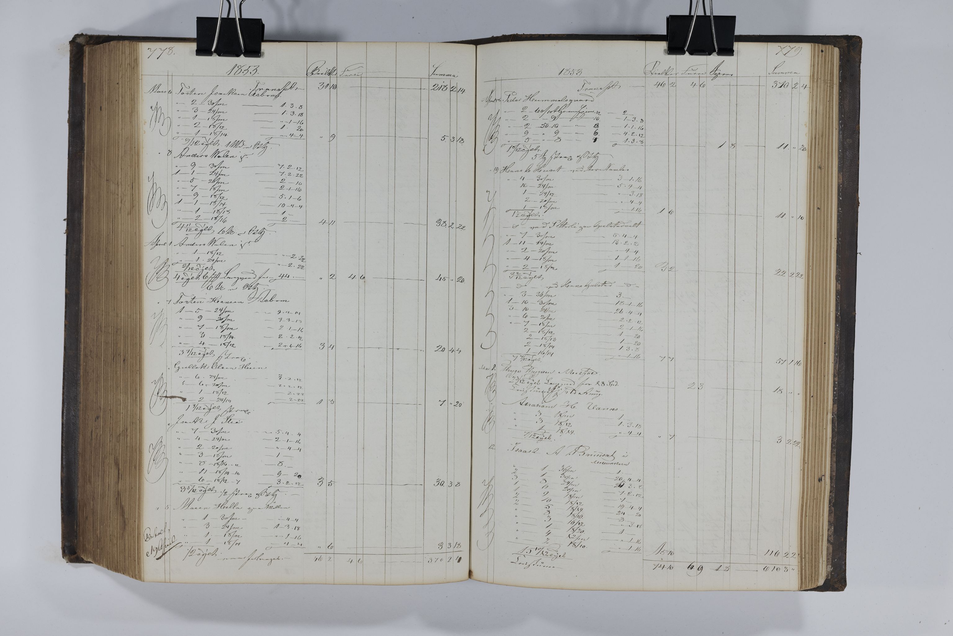 Blehr/ Kjellestad, TEMU/TGM-A-1212/E/Ea/L0001: Merkebok, 1847-1858, s. 396