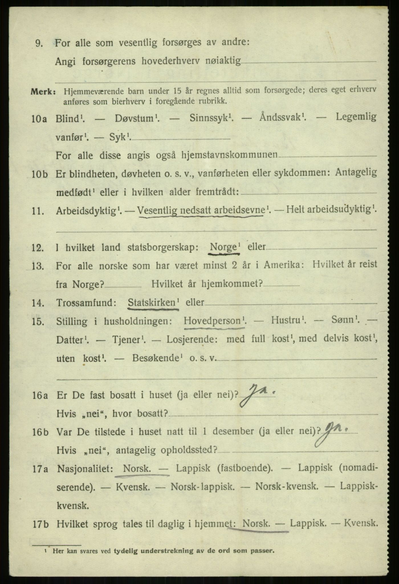 SATØ, Folketelling 1920 for 1922 Bardu herred, 1920, s. 2711