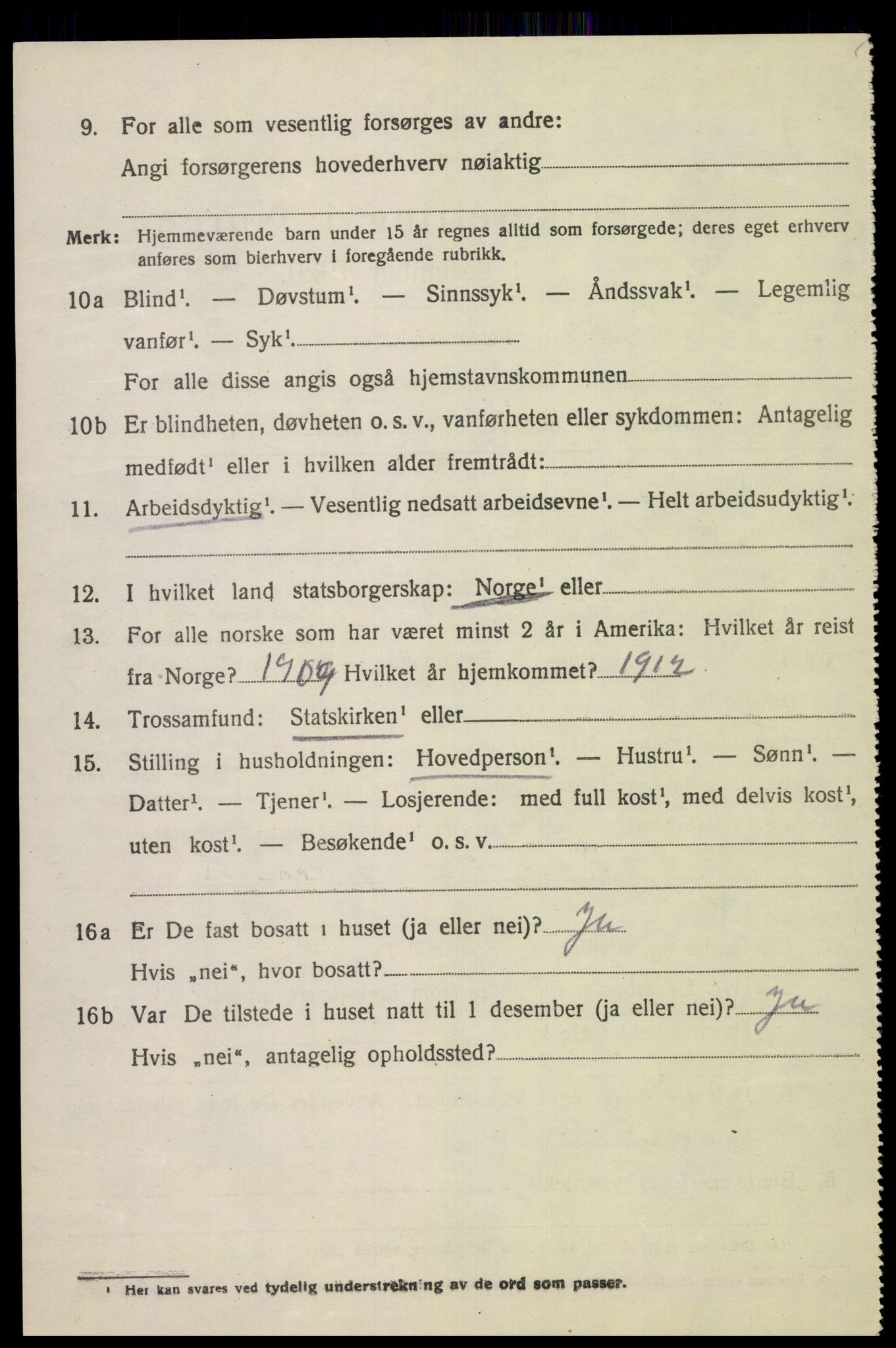 SAK, Folketelling 1920 for 1041 Lista herred, 1920, s. 12962