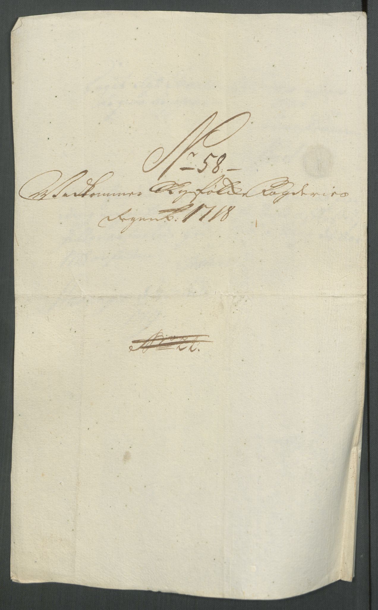 Rentekammeret inntil 1814, Reviderte regnskaper, Fogderegnskap, RA/EA-4092/R47/L2871: Fogderegnskap Ryfylke, 1718, s. 306