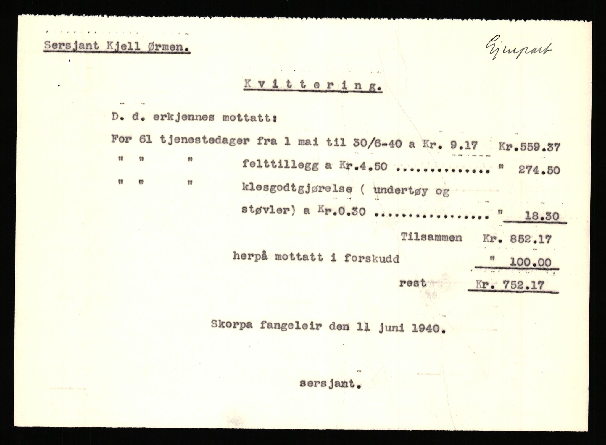 Forsvaret, Forsvarets krigshistoriske avdeling, AV/RA-RAFA-2017/Y/Yb/L0148: II-C-11-630-631  -  6. Divisjon, 1940-1964, s. 329