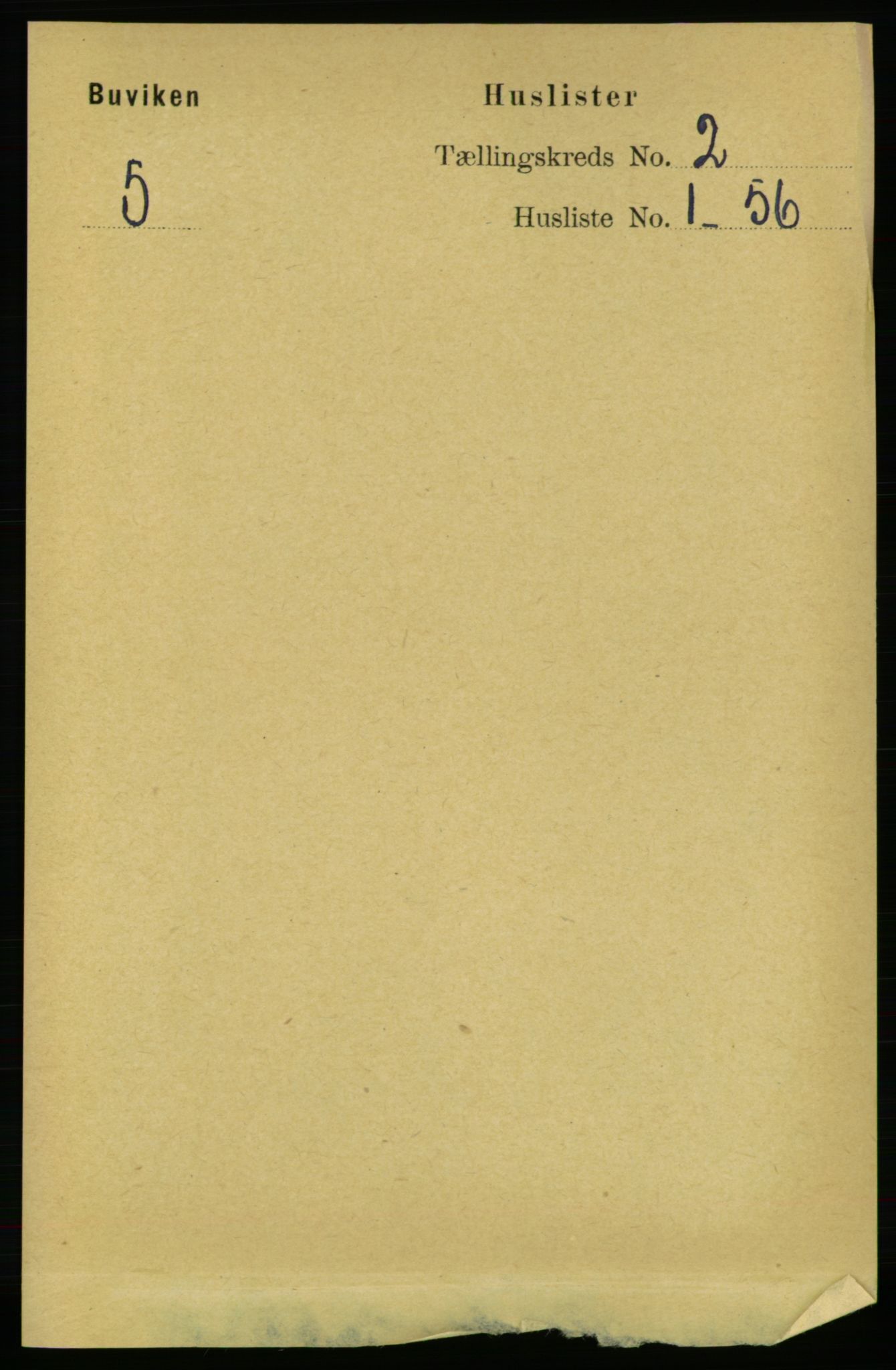 RA, Folketelling 1891 for 1656 Buvik herred, 1891, s. 554