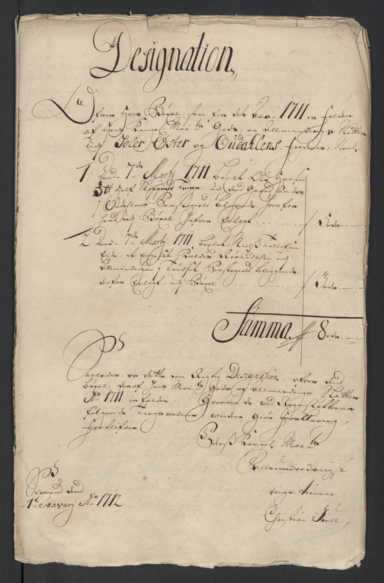 Rentekammeret inntil 1814, Reviderte regnskaper, Fogderegnskap, RA/EA-4092/R13/L0848: Fogderegnskap Solør, Odal og Østerdal, 1711, s. 24