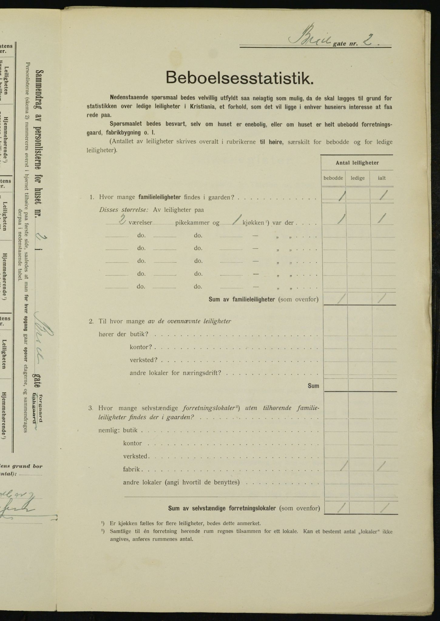 OBA, Kommunal folketelling 1.2.1912 for Kristiania, 1912, s. 8011