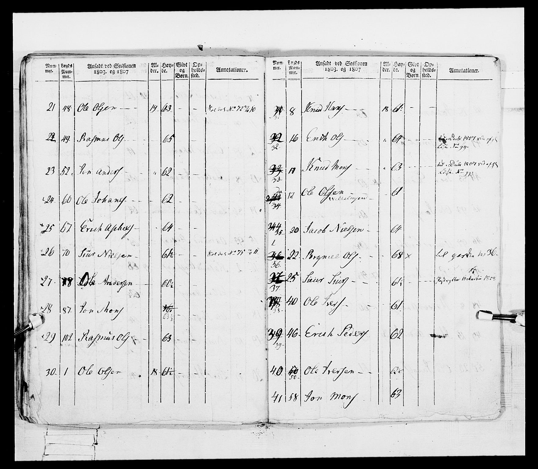 Generalitets- og kommissariatskollegiet, Det kongelige norske kommissariatskollegium, AV/RA-EA-5420/E/Eh/L0097: Bergenhusiske nasjonale infanteriregiment, 1803-1807, s. 458