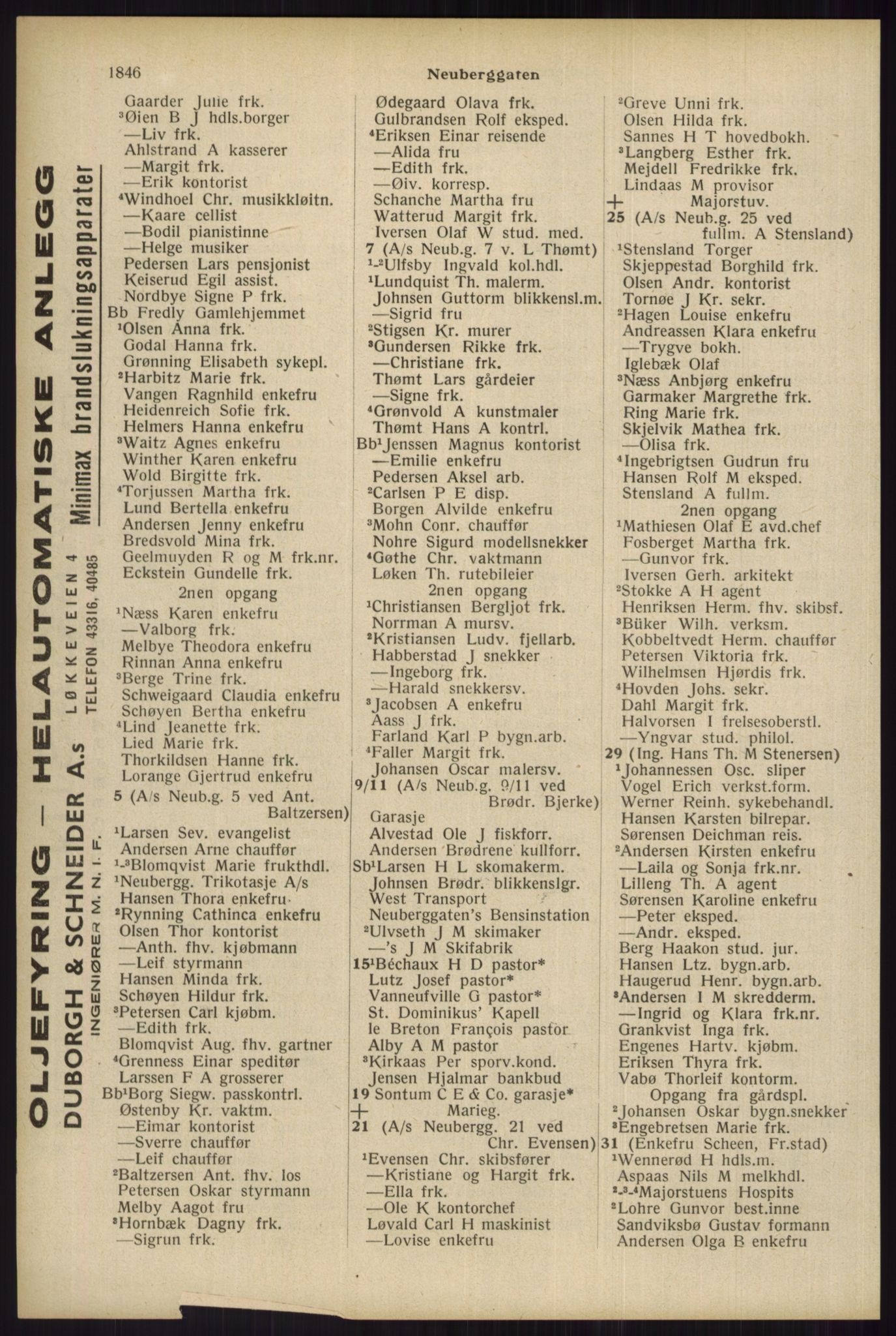 Kristiania/Oslo adressebok, PUBL/-, 1934, s. 1846
