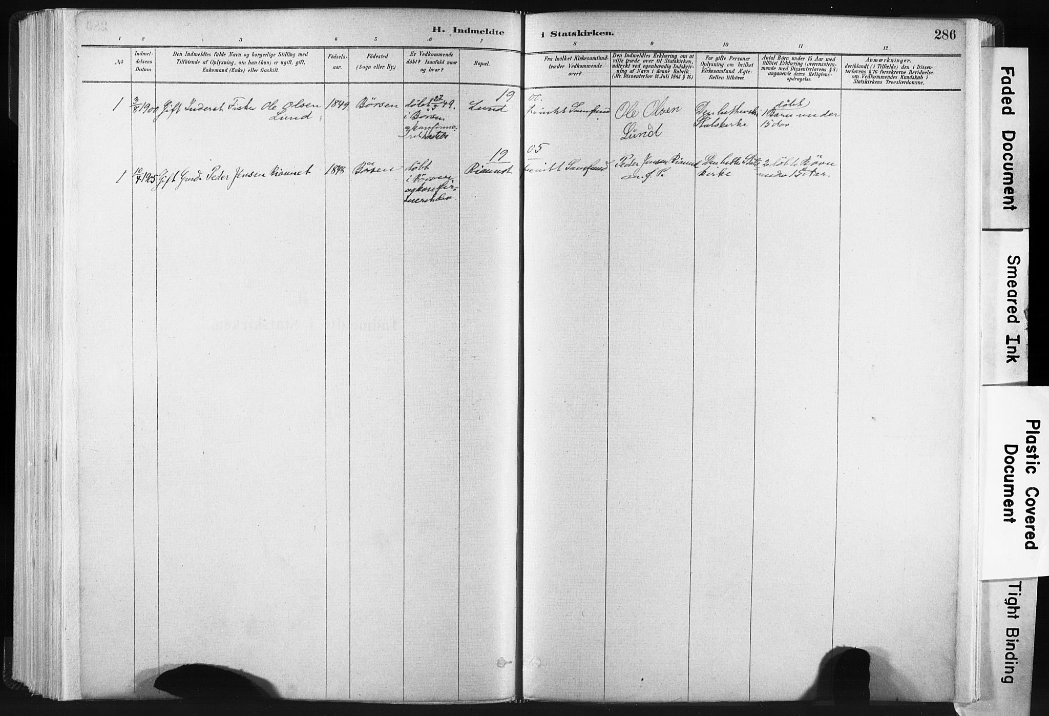 Ministerialprotokoller, klokkerbøker og fødselsregistre - Sør-Trøndelag, SAT/A-1456/665/L0773: Ministerialbok nr. 665A08, 1879-1905, s. 286