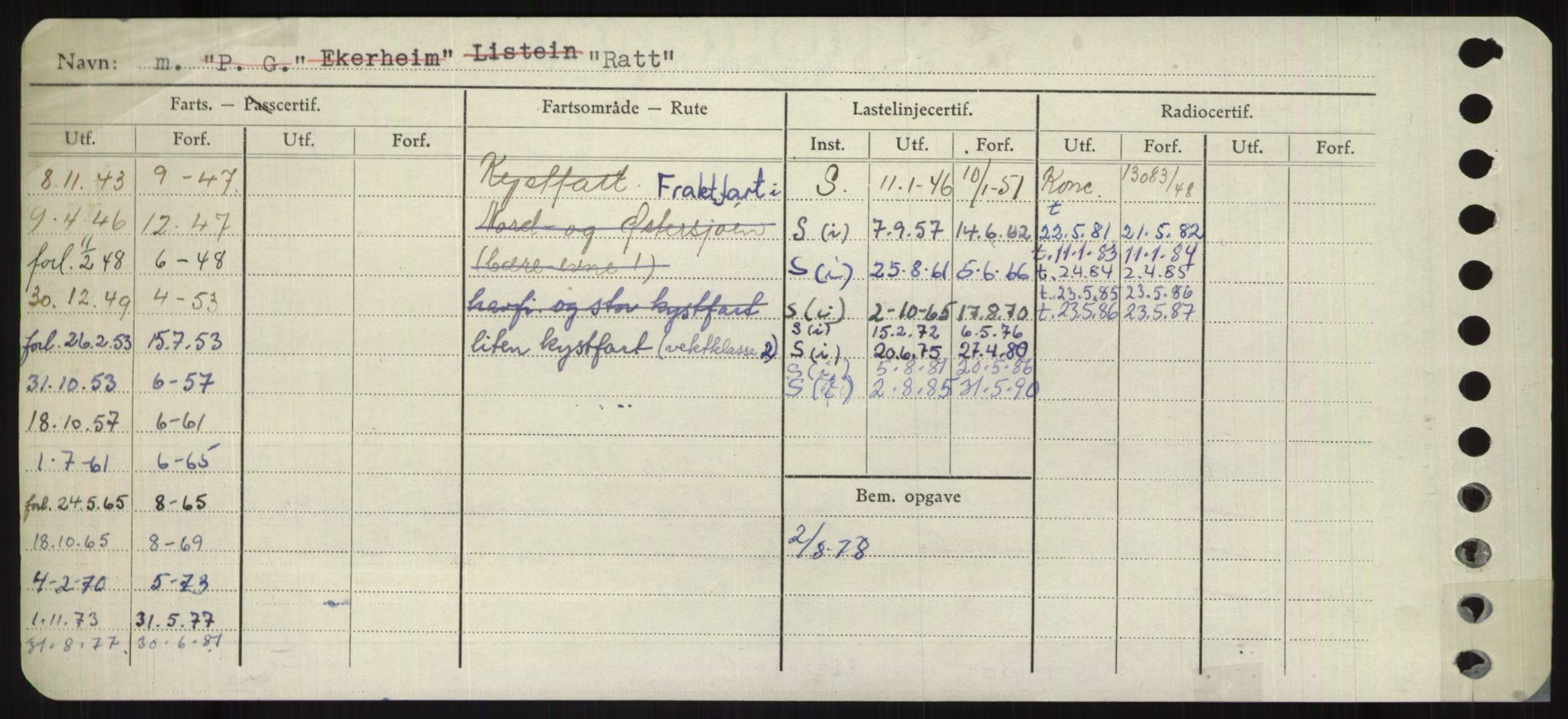 Sjøfartsdirektoratet med forløpere, Skipsmålingen, RA/S-1627/H/Ha/L0004/0002: Fartøy, Mas-R / Fartøy, Odin-R, s. 562