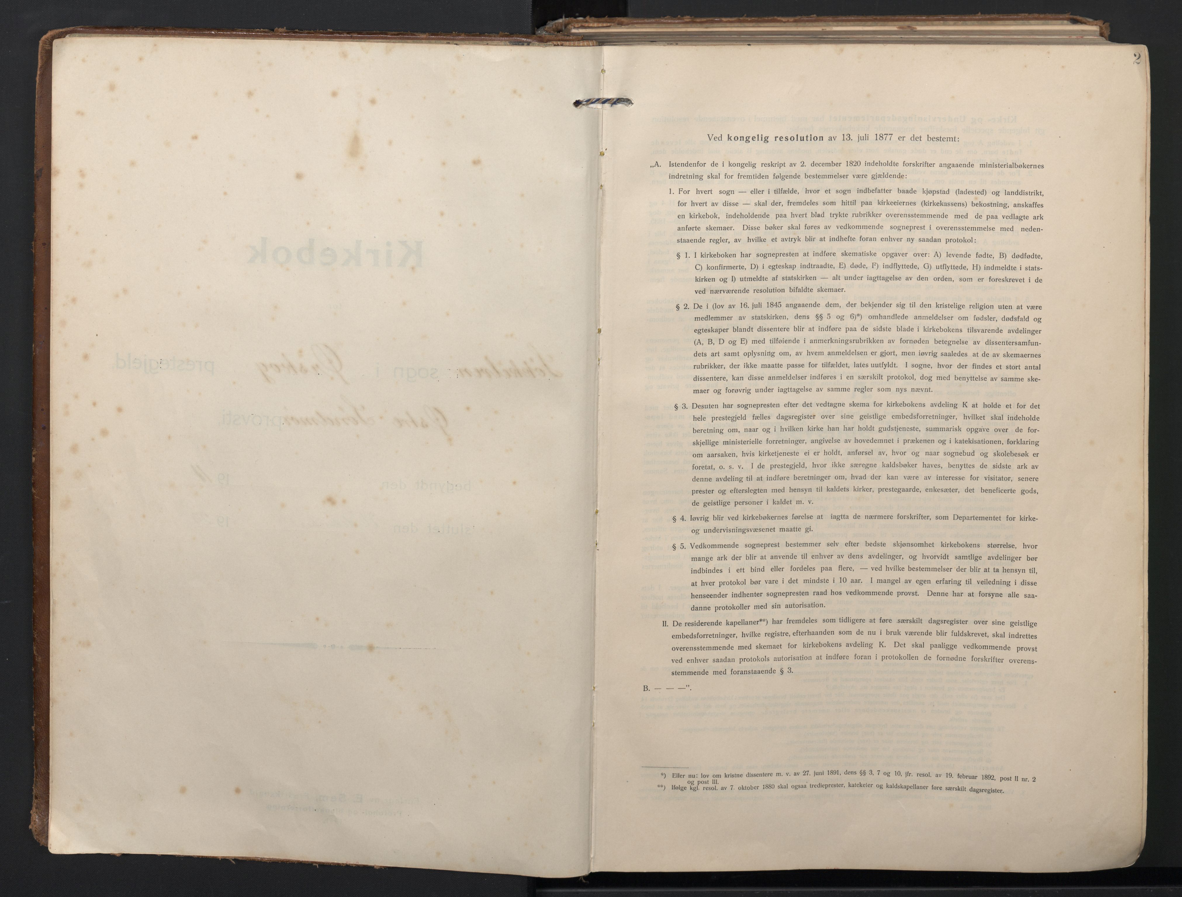 Ministerialprotokoller, klokkerbøker og fødselsregistre - Møre og Romsdal, AV/SAT-A-1454/523/L0337: Ministerialbok nr. 523A04, 1911-1929, s. 2