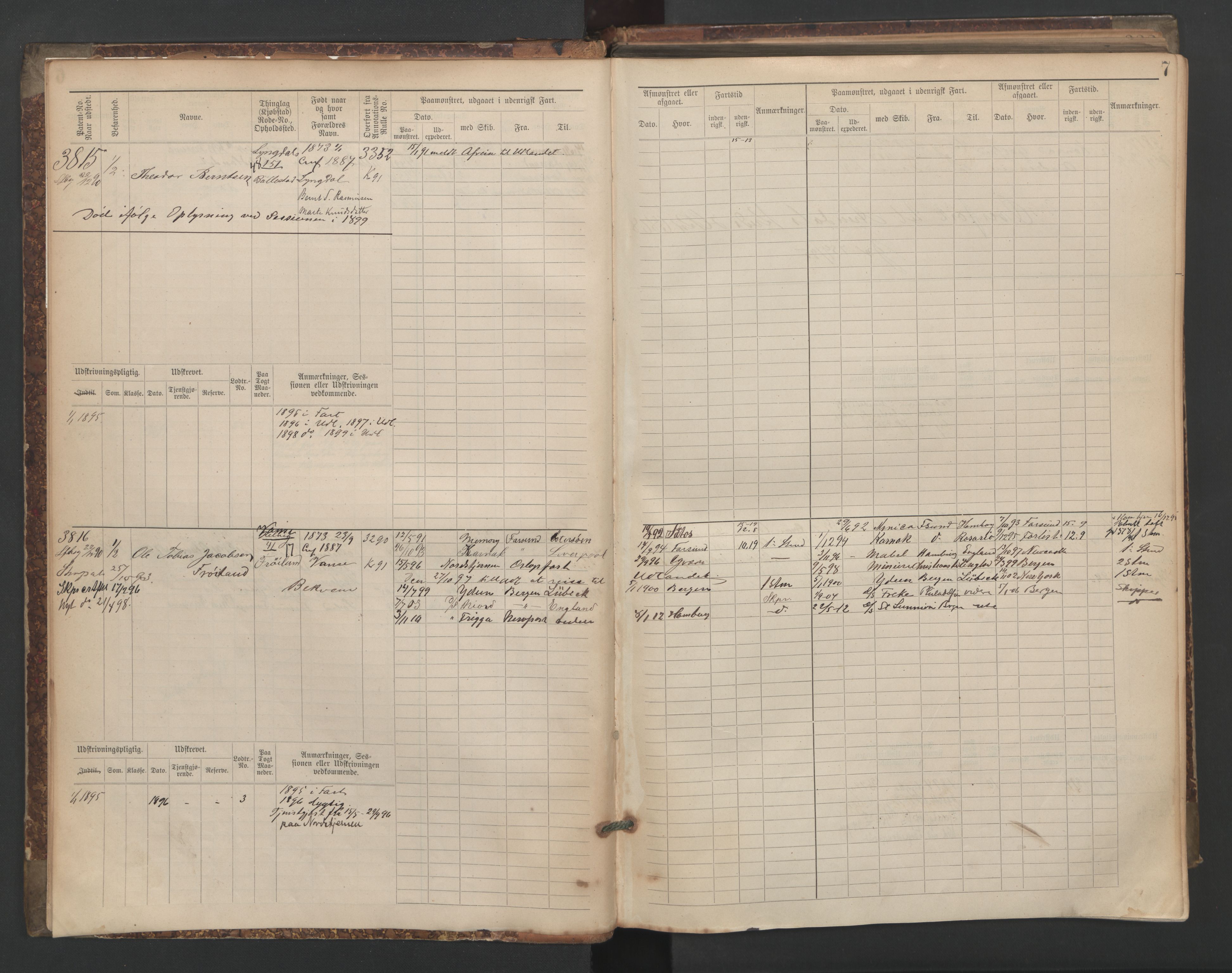 Farsund mønstringskrets, AV/SAK-2031-0017/F/Fb/L0006: Hovedrulle nr 3805-4478, M-9, 1890-1930, s. 8