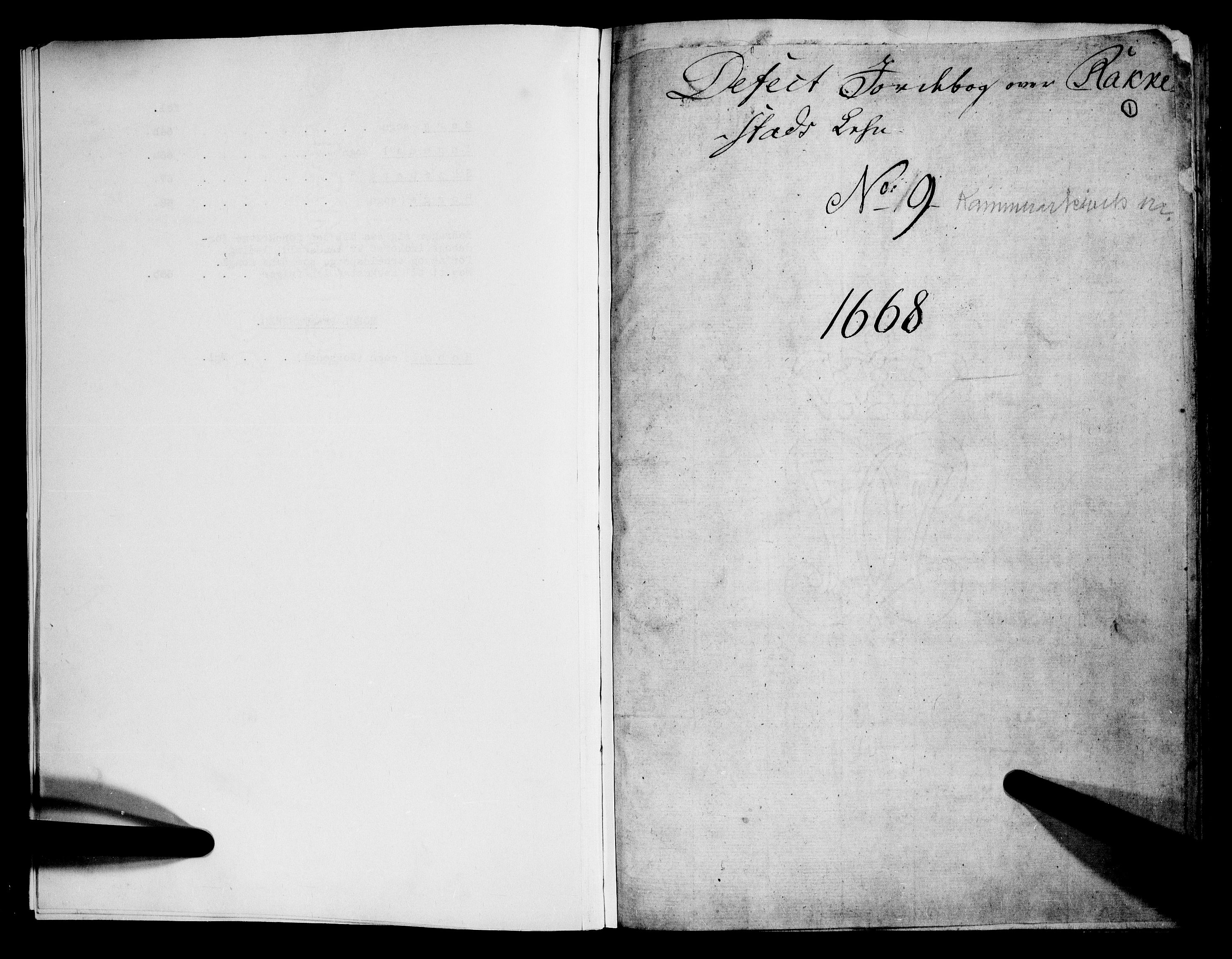 Rentekammeret inntil 1814, Realistisk ordnet avdeling, RA/EA-4070/N/Nb/Nba/L0002: Rakkestad og Mossedal, 1668, s. 1a