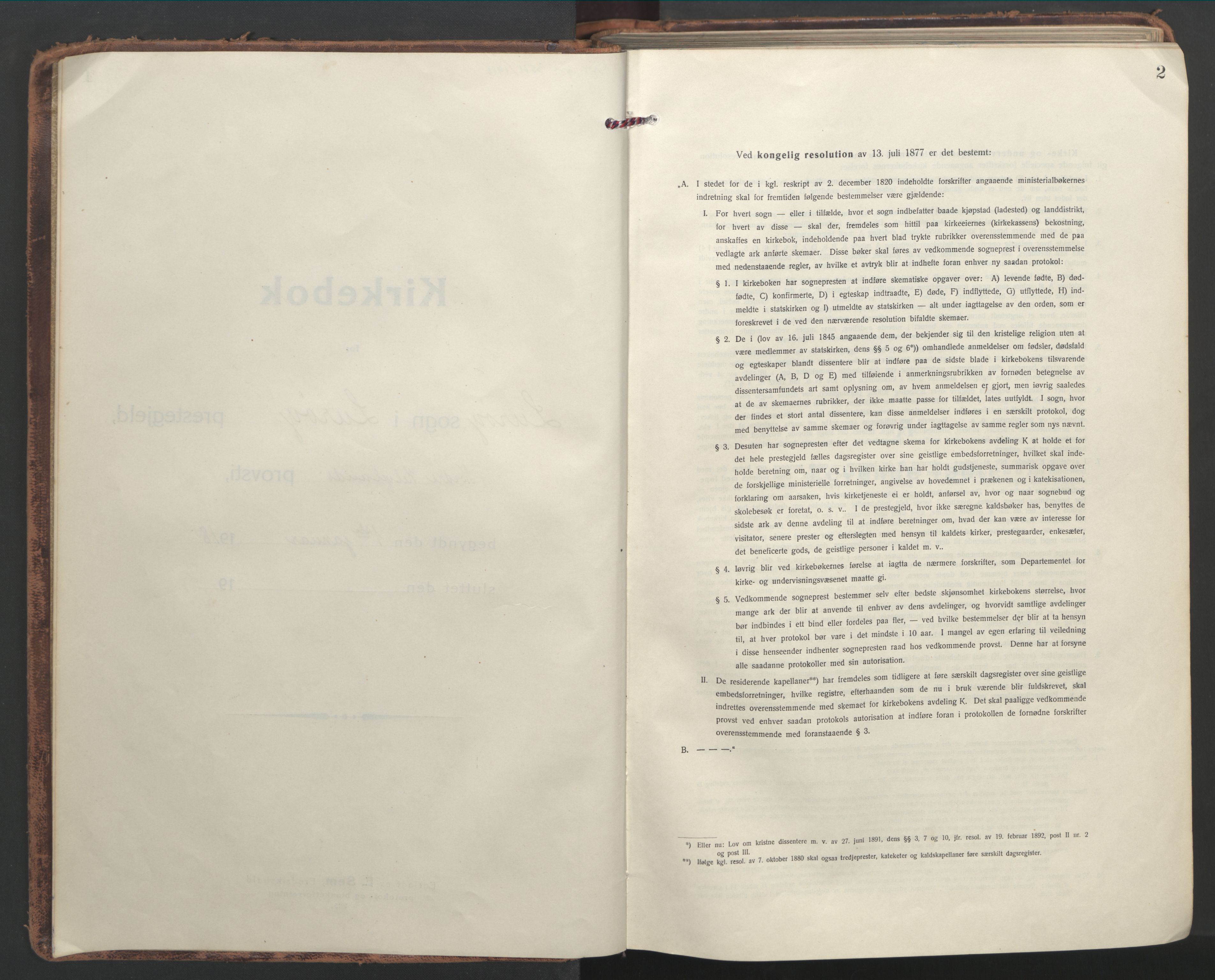 Ministerialprotokoller, klokkerbøker og fødselsregistre - Nordland, AV/SAT-A-1459/839/L0574: Klokkerbok nr. 839C04, 1918-1950, s. 2