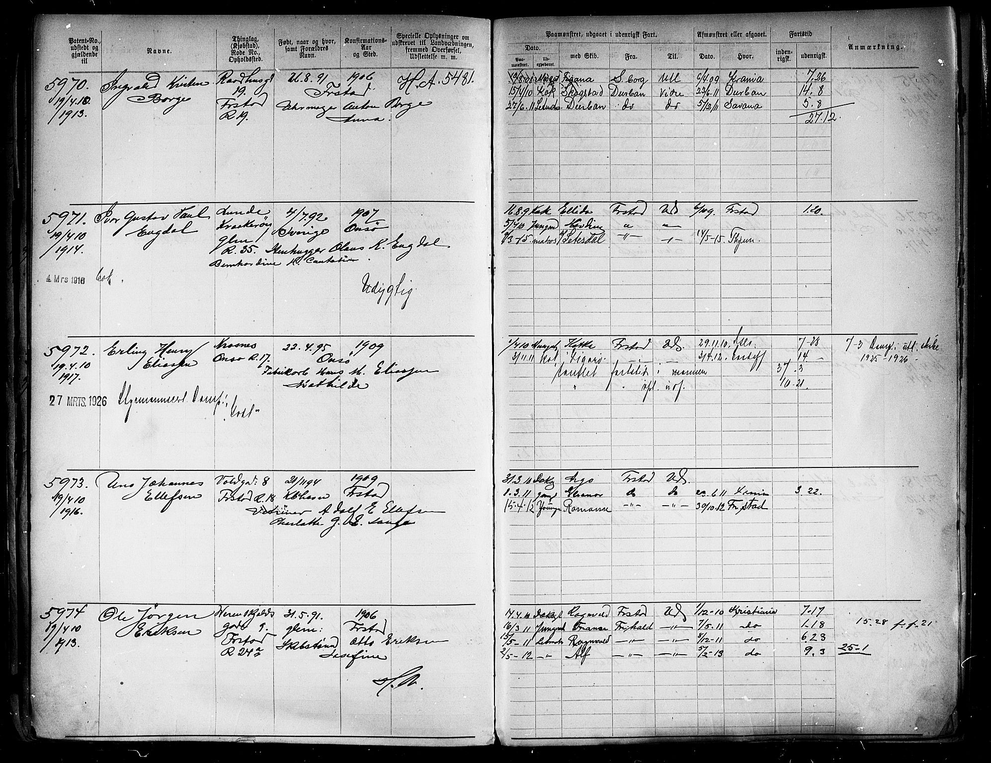 Fredrikstad mønstringskontor, AV/SAO-A-10569b/F/Fc/Fca/L0008: Annotasjonsrulle, 1898-1916, s. 414