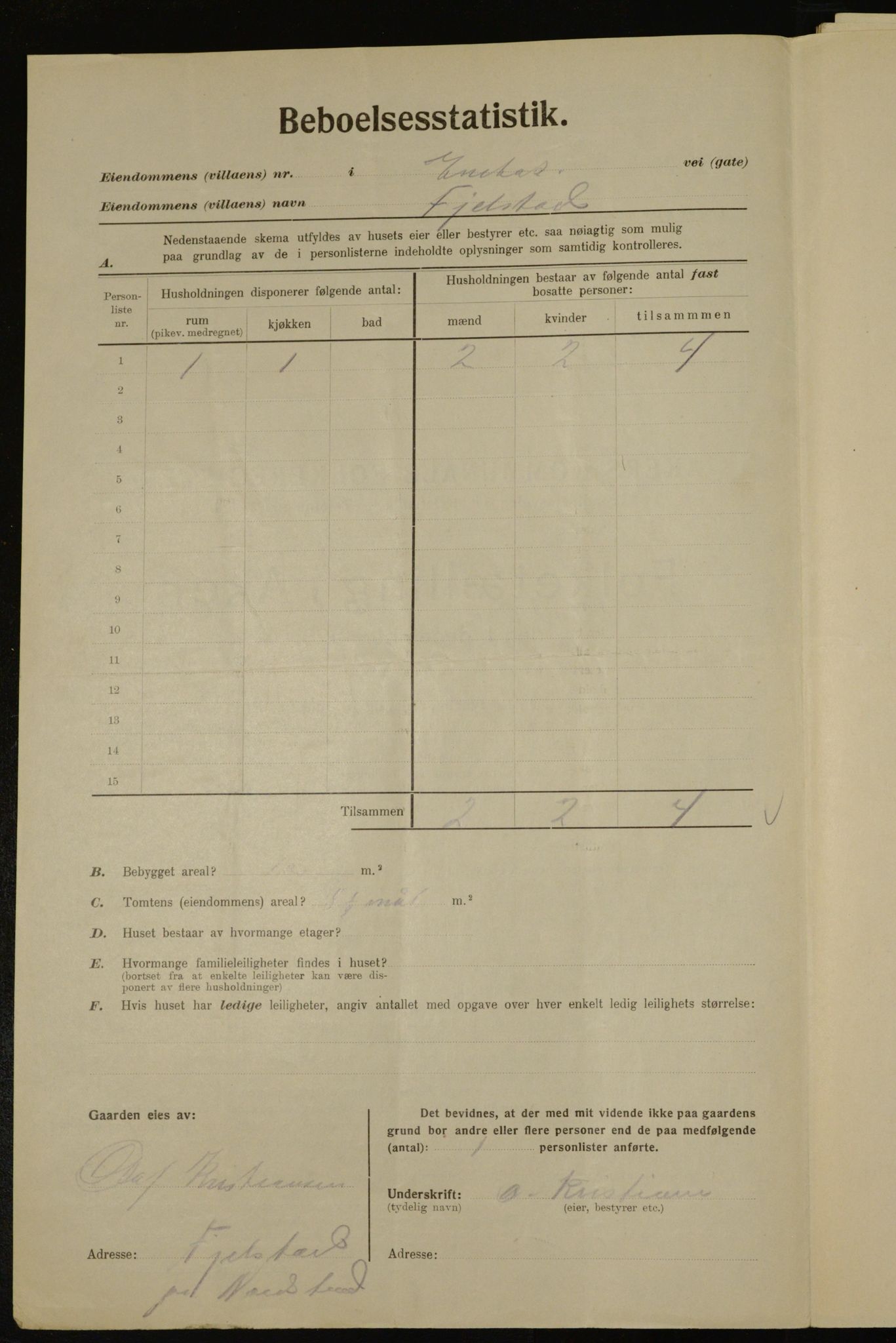 , Kommunal folketelling 1.12.1923 for Aker, 1923, s. 38463