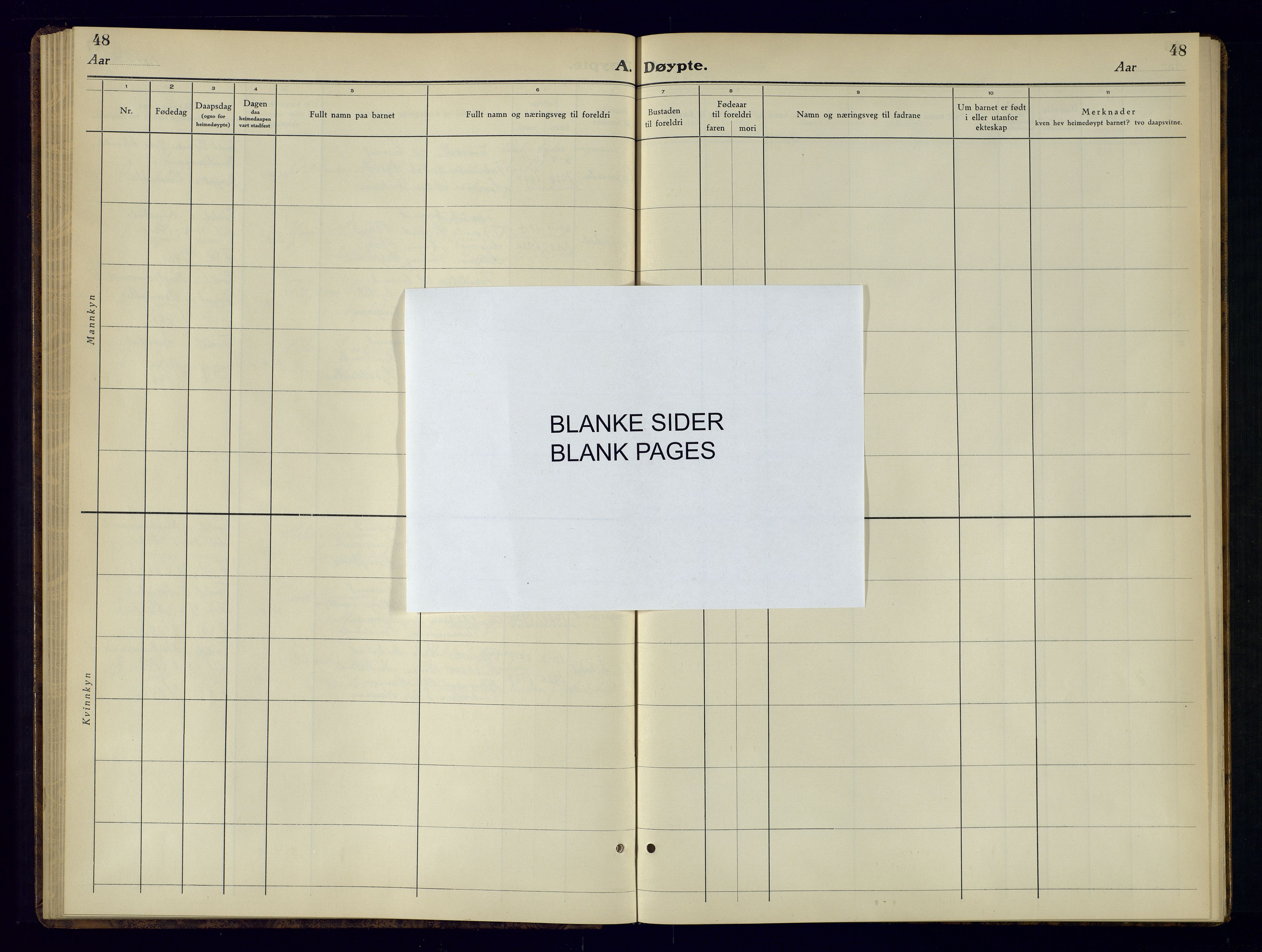 Herefoss sokneprestkontor, SAK/1111-0019/F/Fb/Fbb/L0005: Klokkerbok nr. B-5, 1933-1961