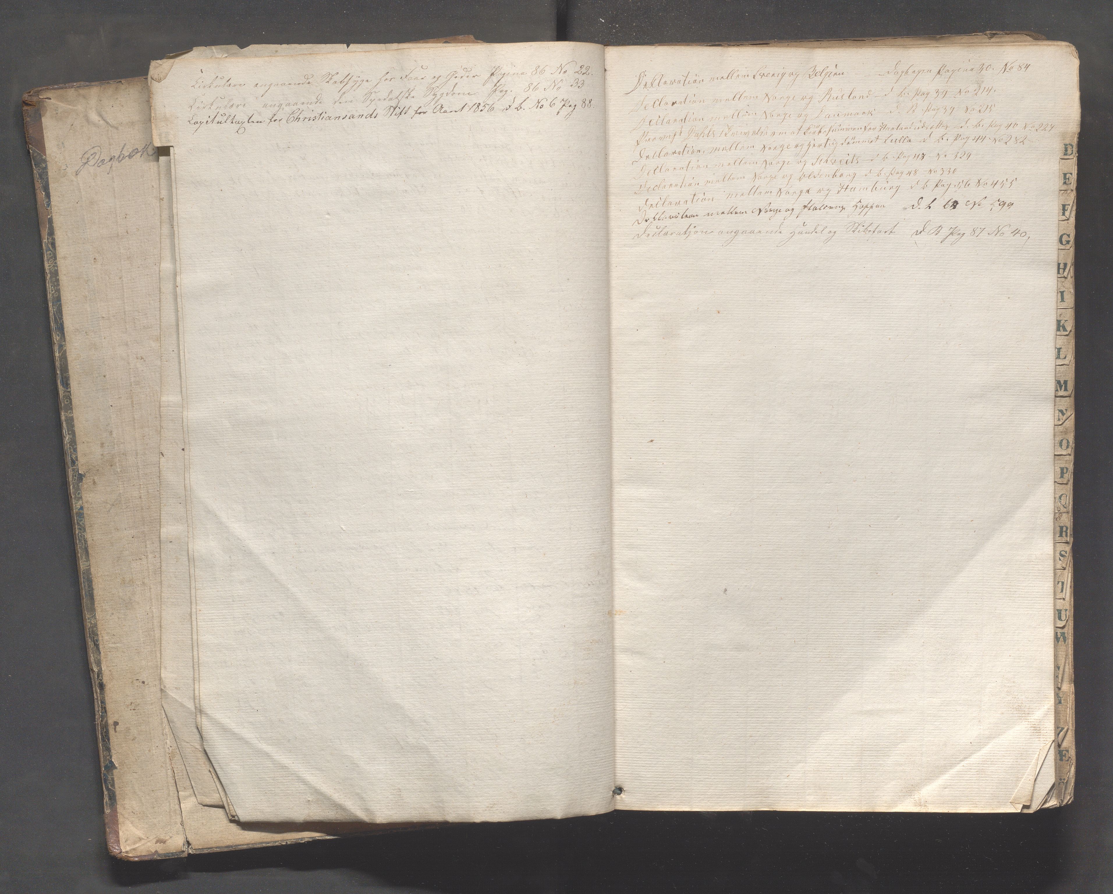 Klepp kommune - Formannskapet, IKAR/K-100277/C/L0001: Brevjournal, 1837-1889, s. 4
